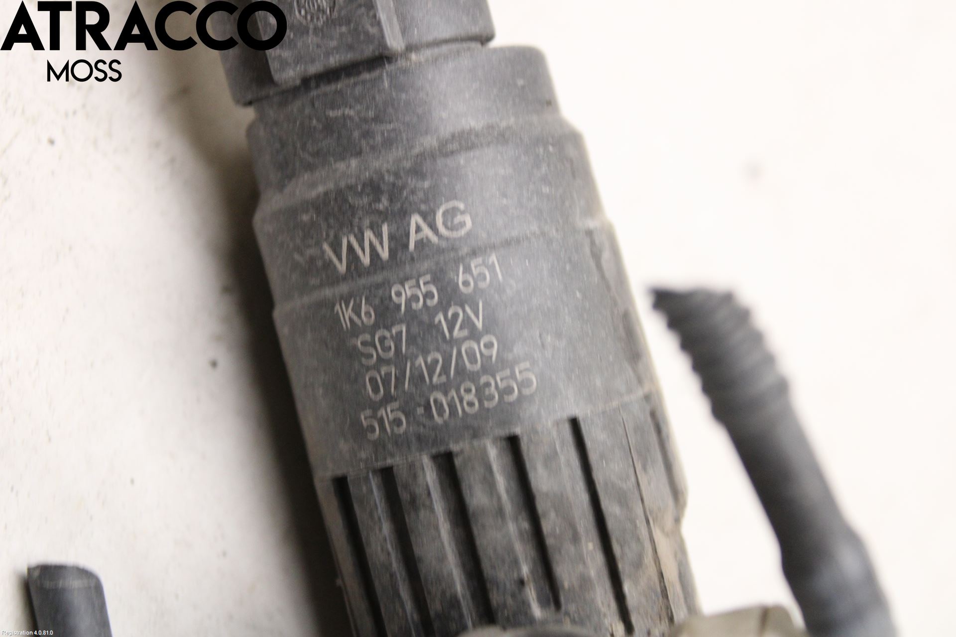 Volkswagen VW GOLF VI 09-13 Spolarpump Vindruta
