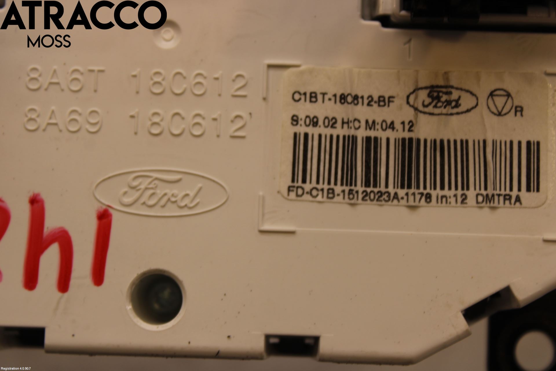 Ford FIESTA 13-17 Ac Styrenhet Ac Manöveren