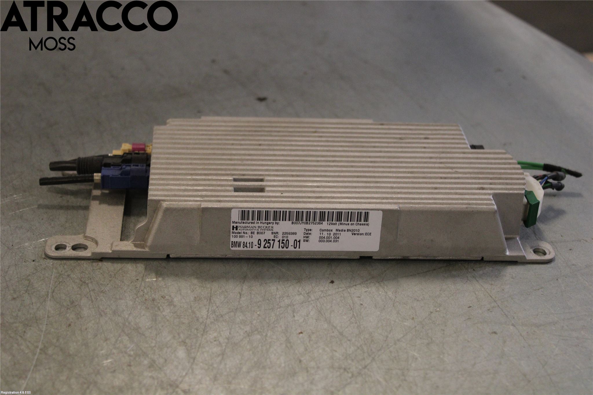 BMW 5 F10/F11/F18 09-17 Styrenhet Övrigt