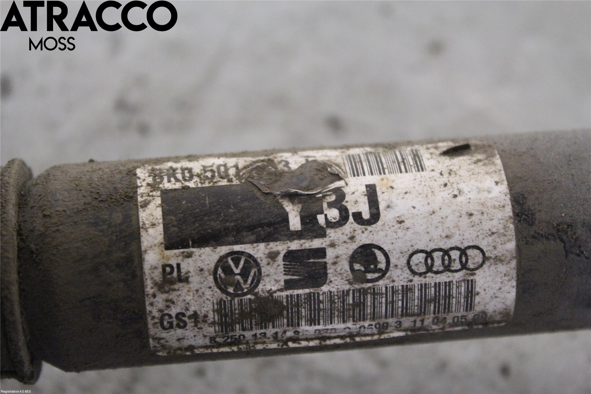 Audi A4/S4 08-11 Drivaxel Bak Höger