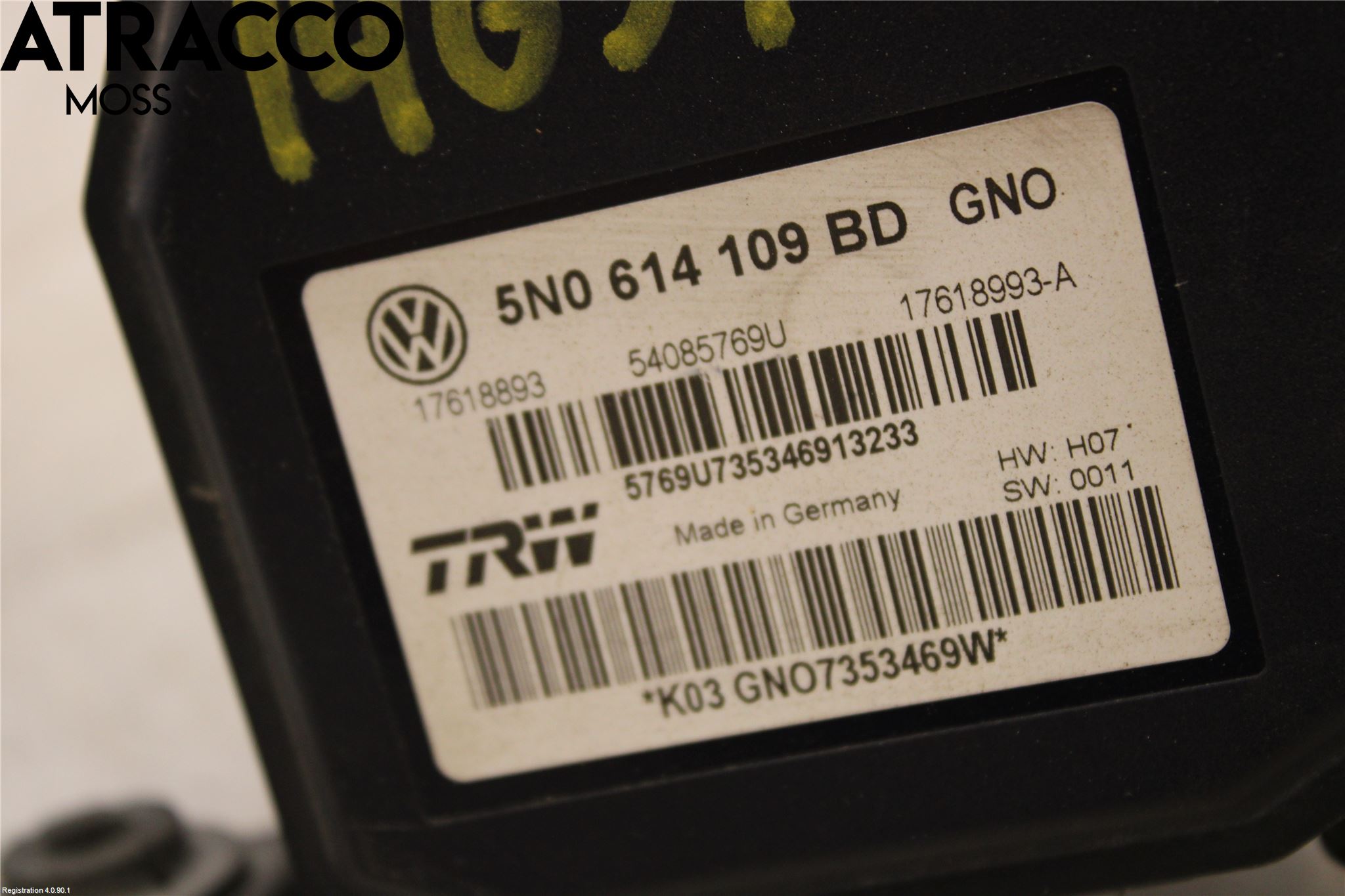 Volkswagen VW TIGUAN 07-16 Abs Hydraulaggregat