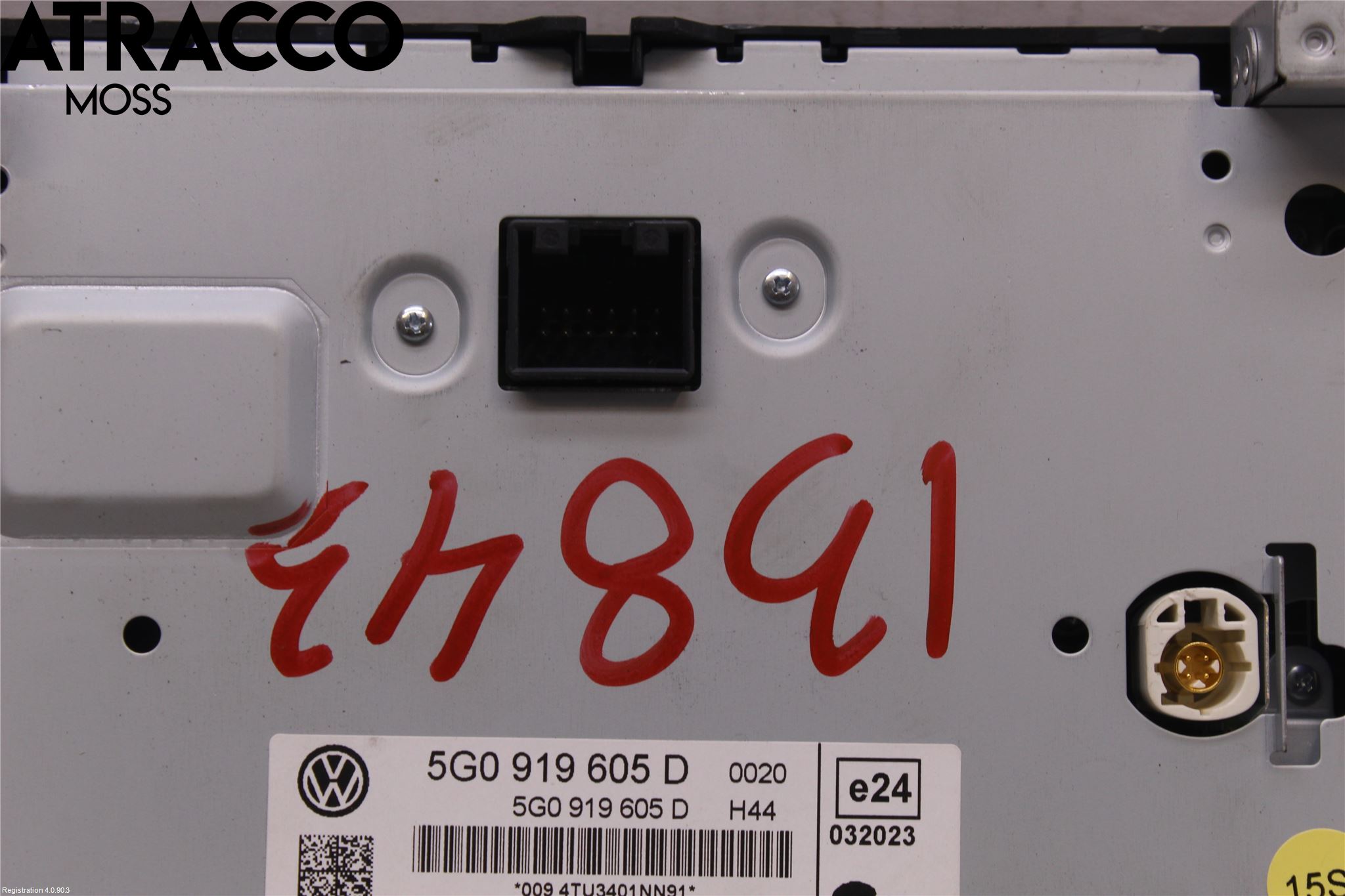 Volkswagen VW GOLF / E-GOLF VII 13-20 Multifunktionsdisplay