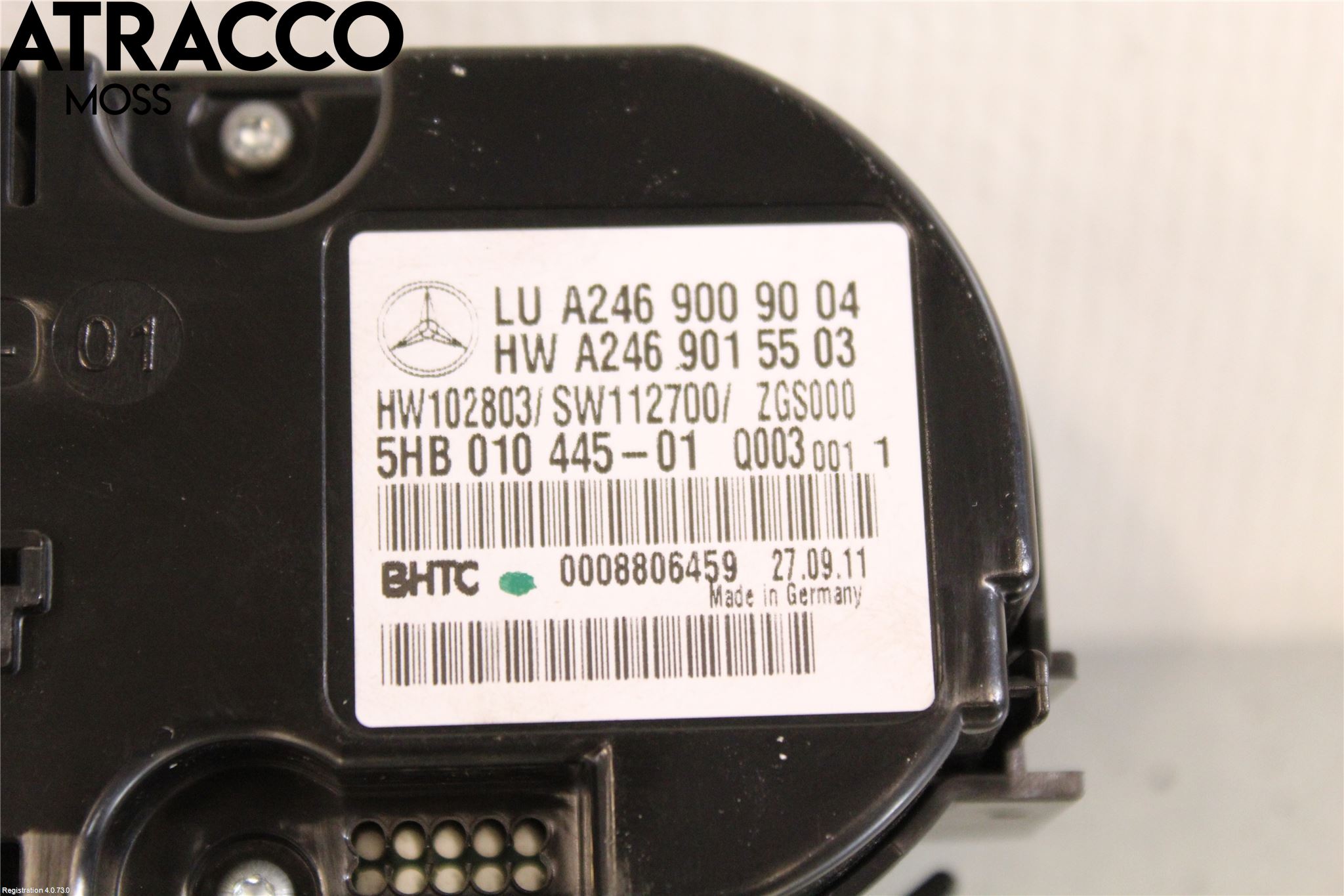 Mercedes-Benz MB B-KLASS (W246/W242) 12-19 Ac Styrenhet Ac Manöveren
