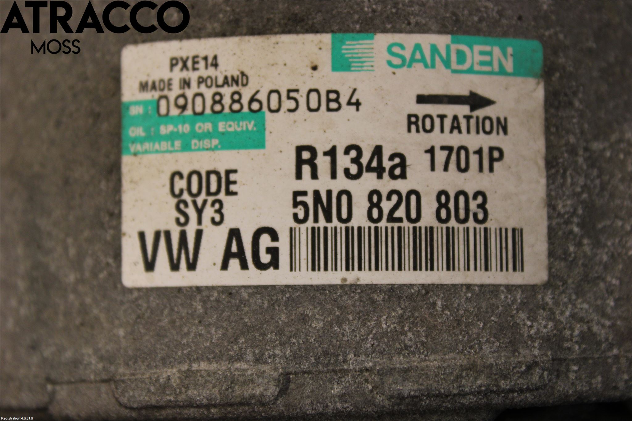 Volkswagen VW PASSAT 05-11 Ac Kompressor
