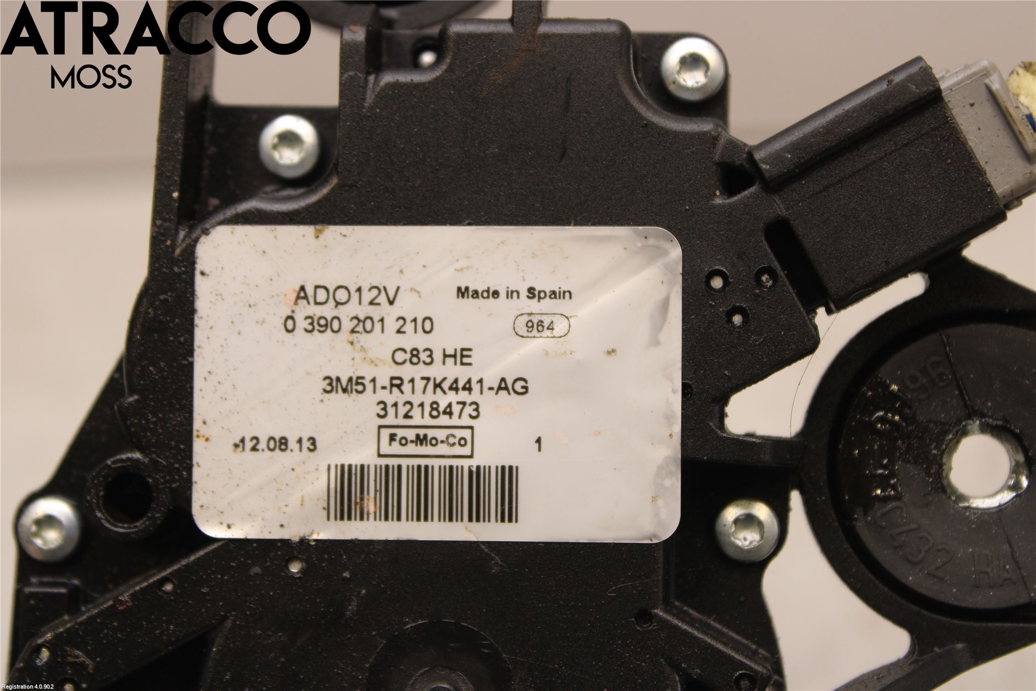 Ford MONDEO 07-15 Torkarmotor Baklucka