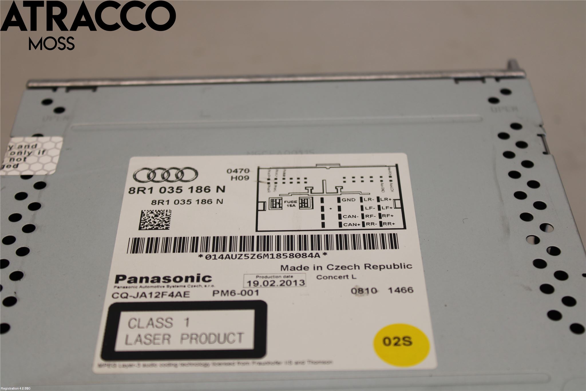 Audi A4 12-15 Cd Radio - Multimediapanel