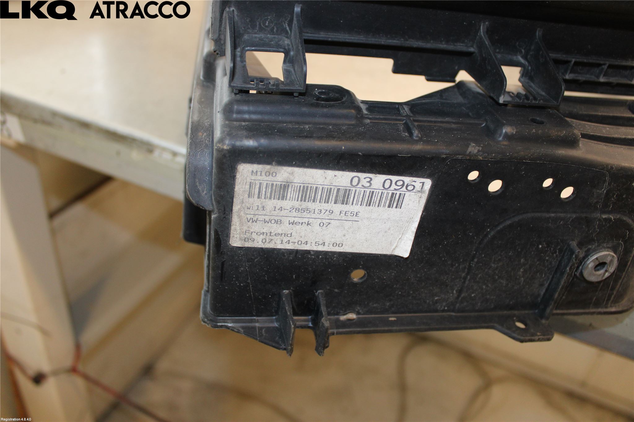 Volkswagen VW GOLF / E-GOLF VII 13-20 Kylarfäste-Ram-Balk