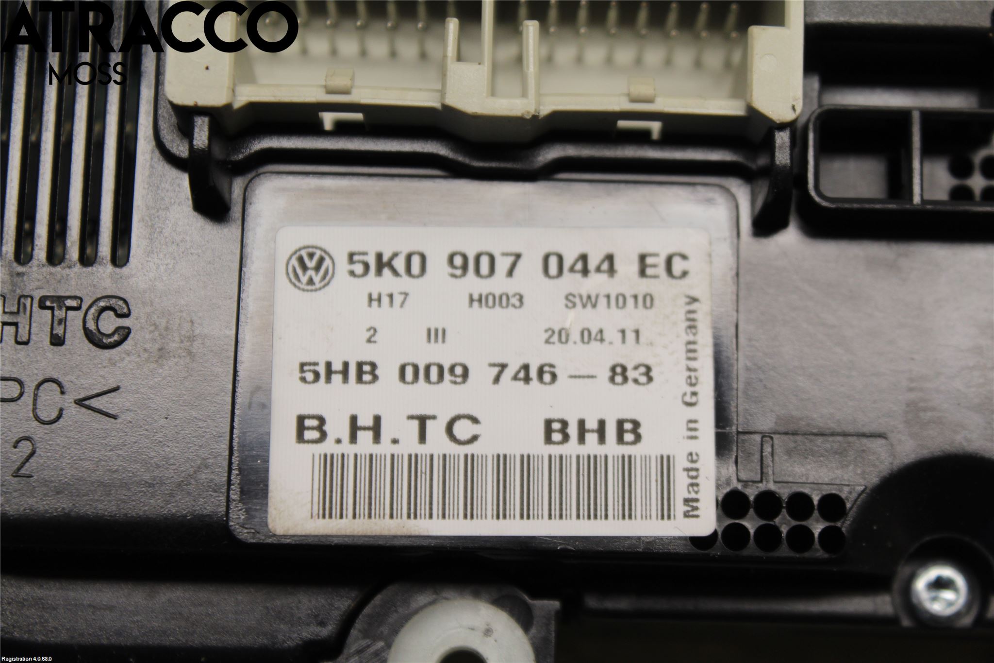 Volkswagen VW TOURAN 10-15 Ac Styrenhet Ac Manöveren