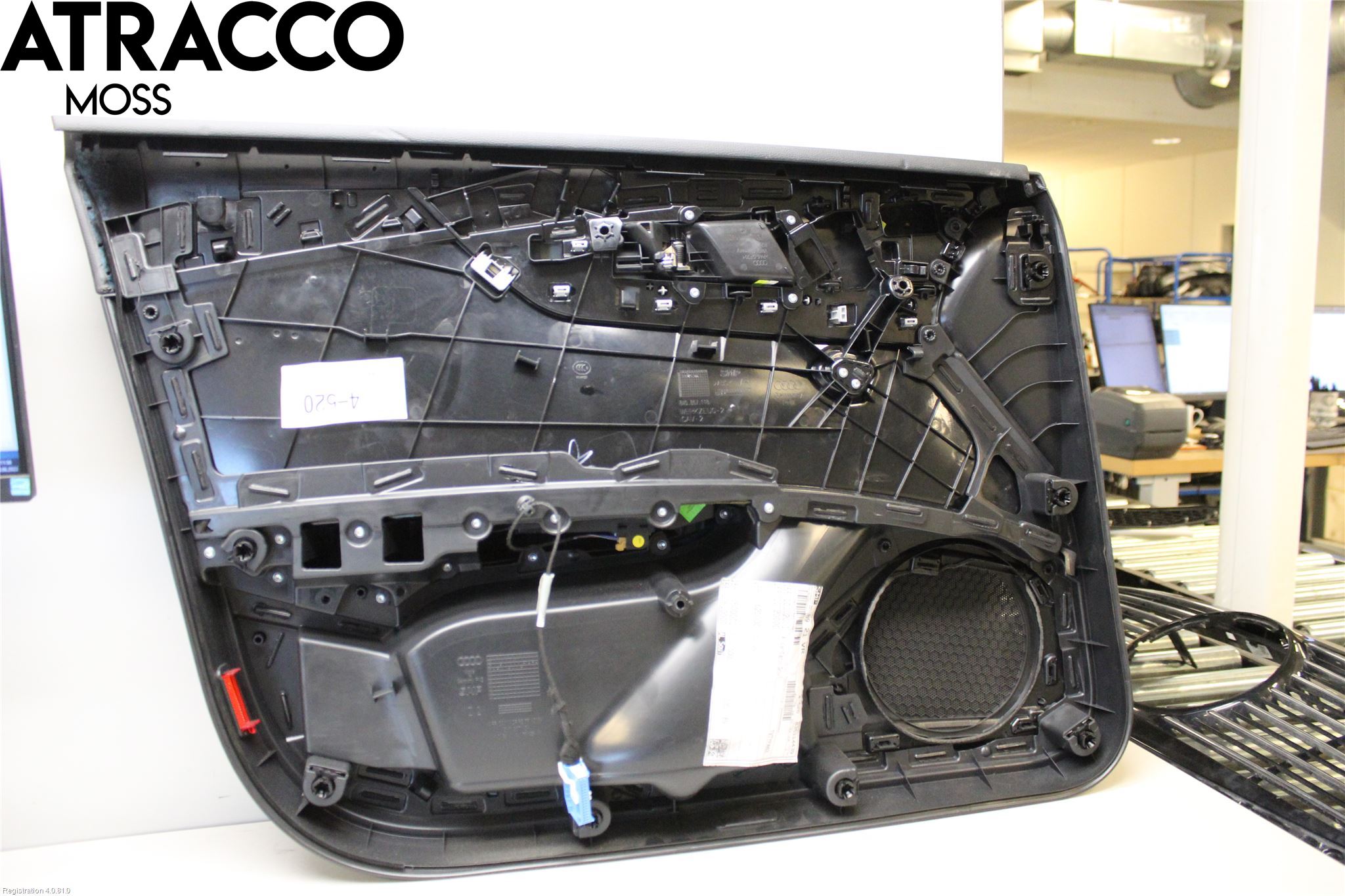 Audi A4/S4 B9 16-19 Dörrklädsel Hö