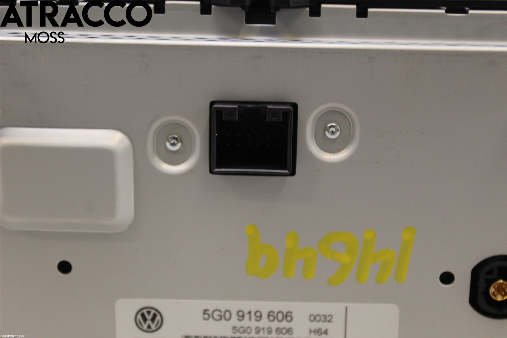 Volkswagen VW GOLF / E-GOLF VII 13-20 Multifunktionsdisplay