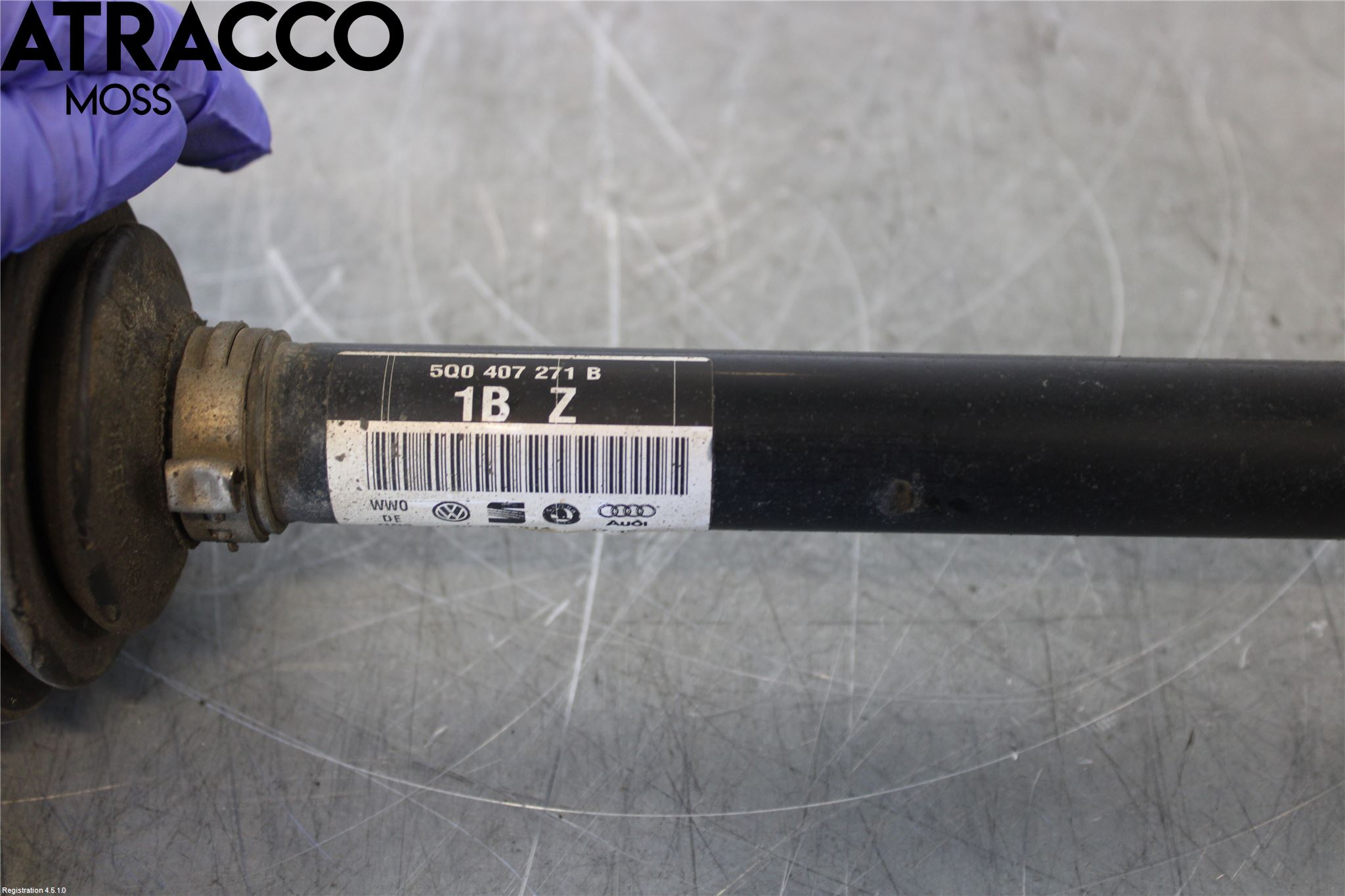 Volkswagen VW GOLF PLUS/CROSS GOLF 04-14 Drivaxel Fram Vänster