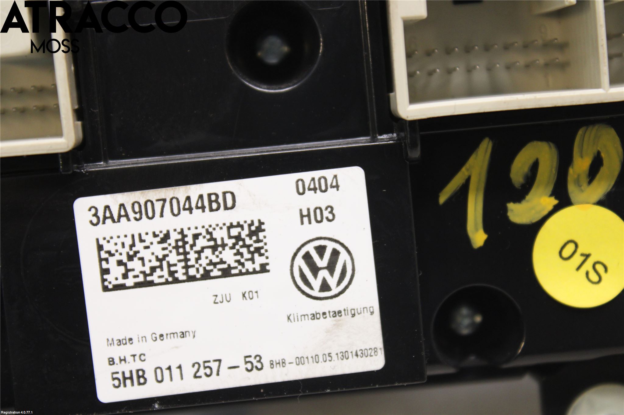 Volkswagen VW PASSAT 11-14 Ac Styrenhet Ac Manöveren