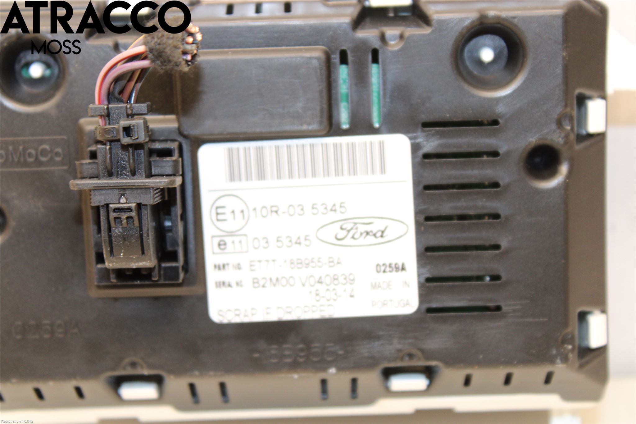 Ford FIESTA 13-17 Kontrolldisplay
