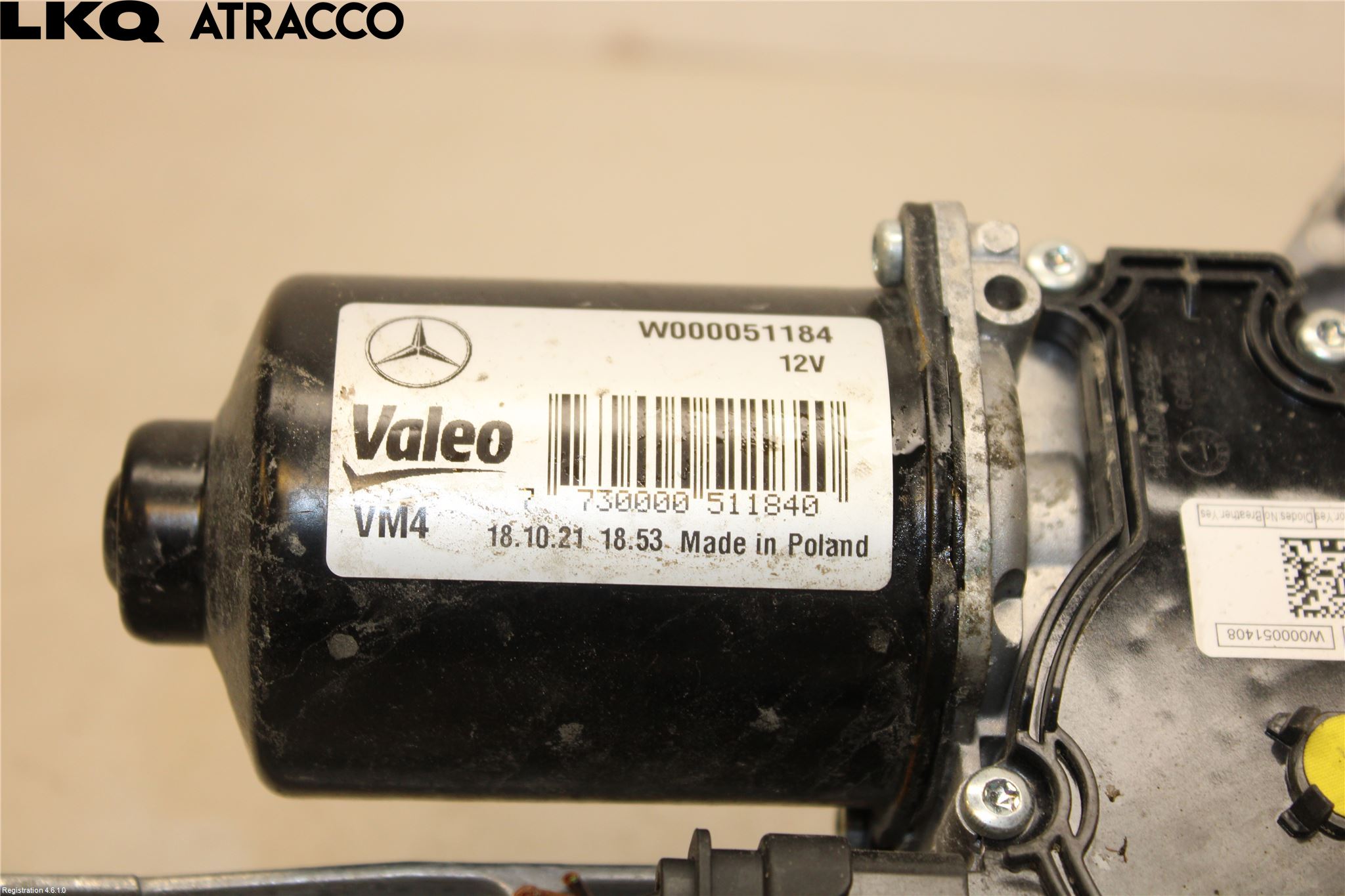 Mercedes-Benz MB VITO/V-KLASS (W640,W447,W448) 14- Torkarmotor Vindruta
