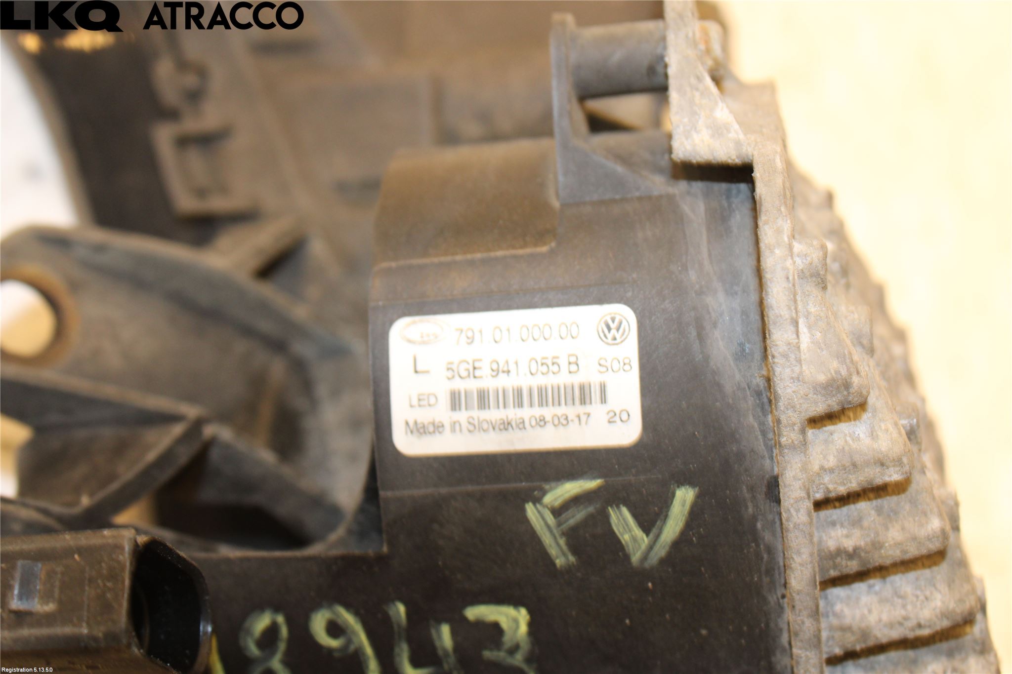Volkswagen VW GOLF / E-GOLF VII 13-20 Dimljus-Varselljus Fram
