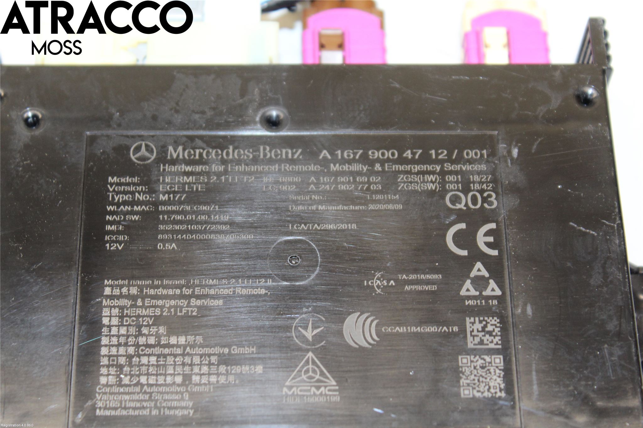 Mercedes-Benz MB EQC (N293) 20- Styrenhet Övrigt