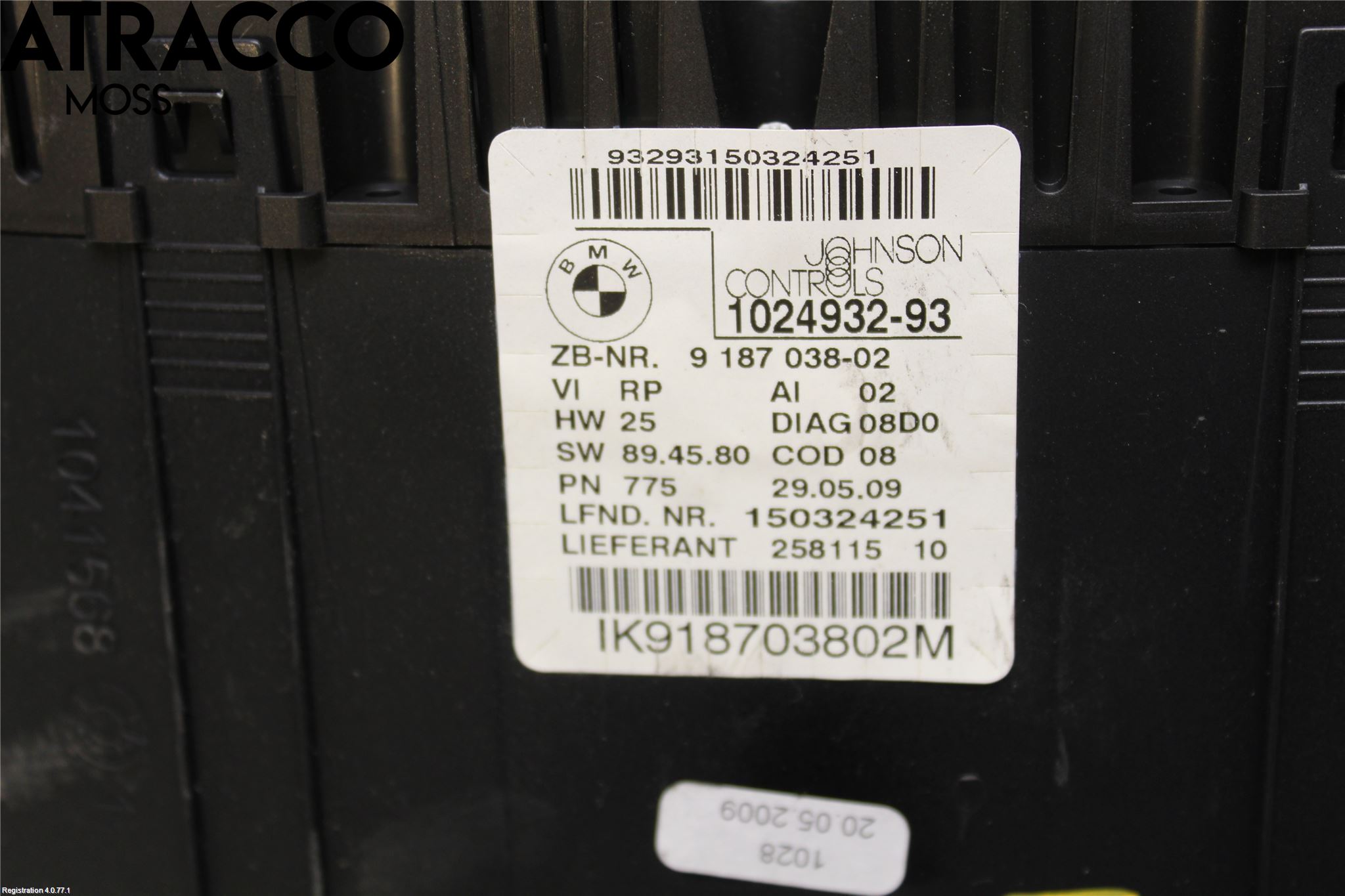 BMW 1 E87/81 5D/3D 03-11 Instrument Komb