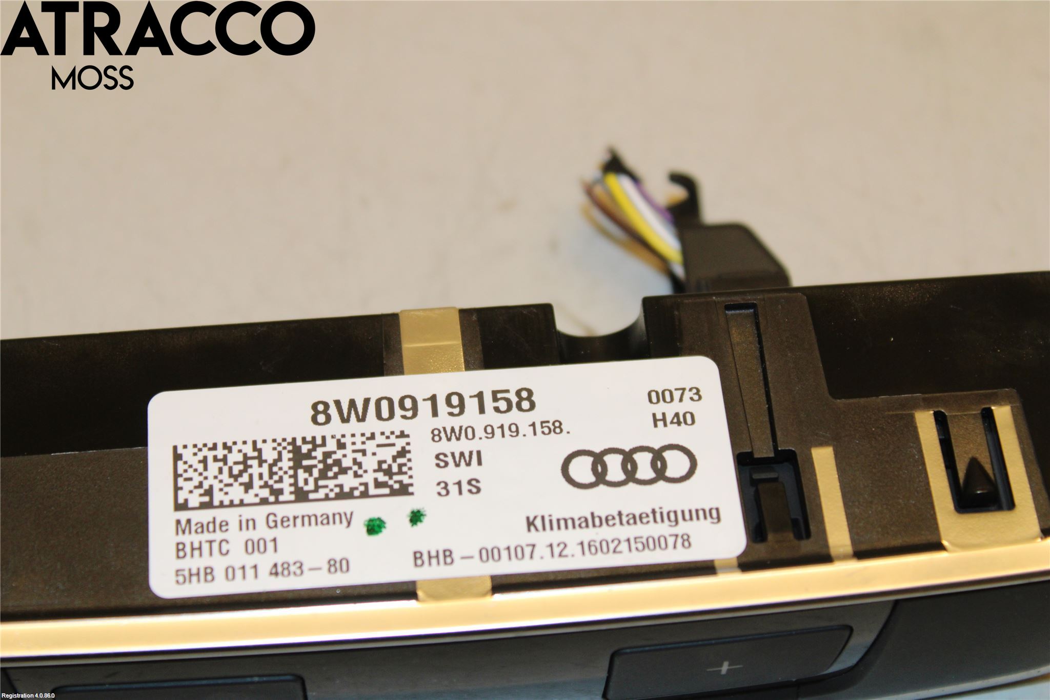 Audi A5 17- Ac Styrenhet Ac Manöveren