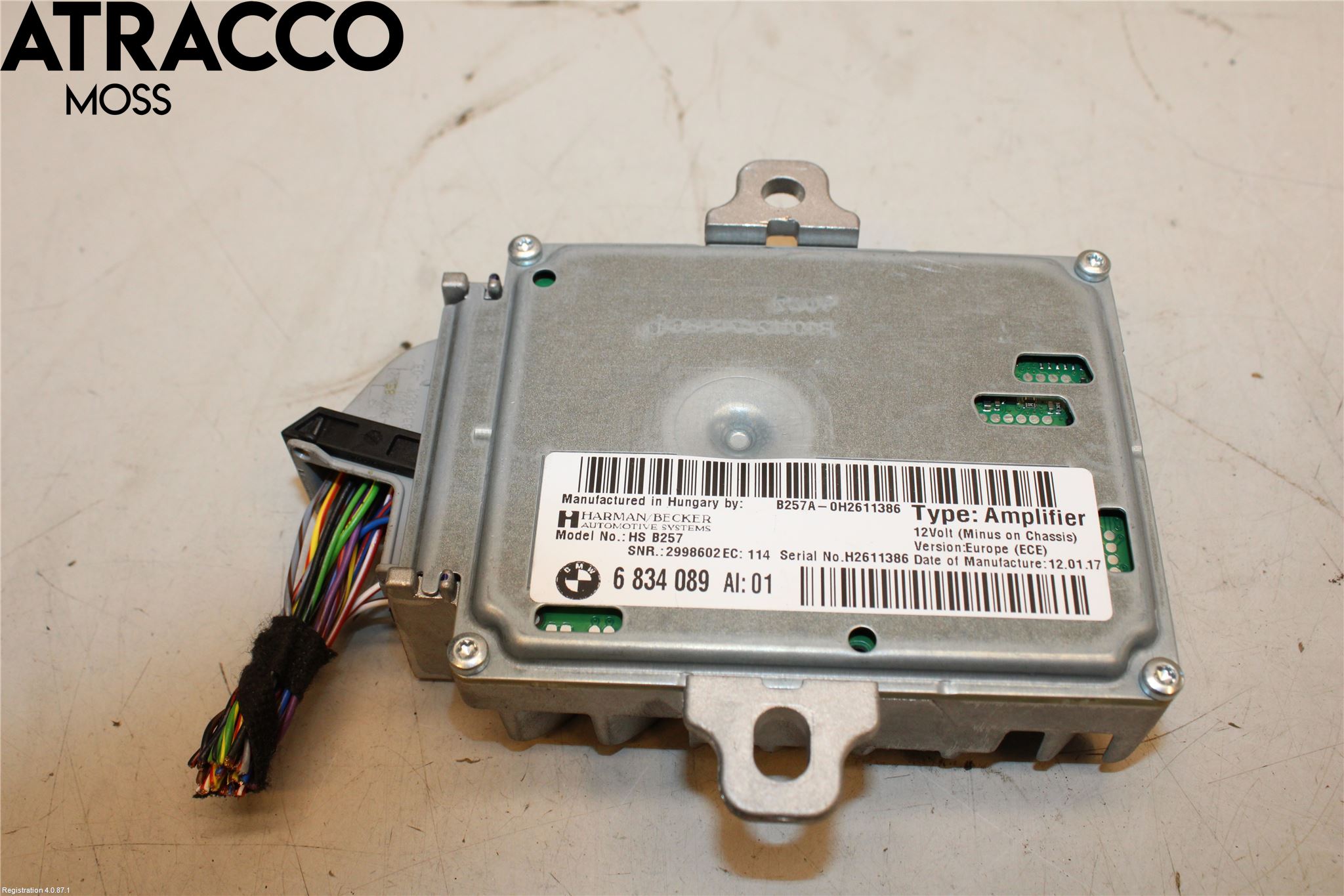 BMW 1 F20/F21 11-19 Radio-Stereo Förstärkare