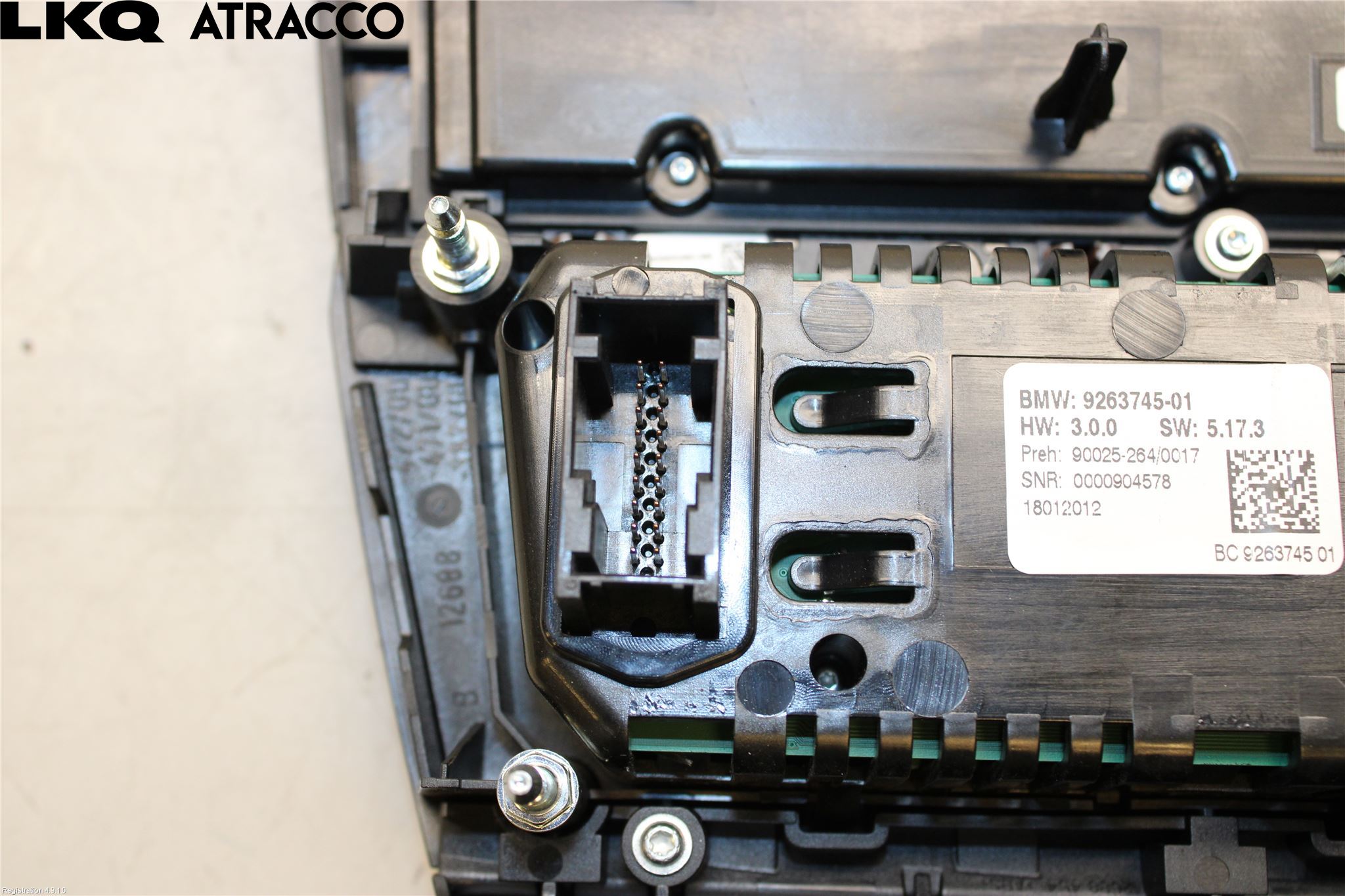 BMW 5 F10/F11/F18 09-17 Ac Styrenhet Ac Manöveren