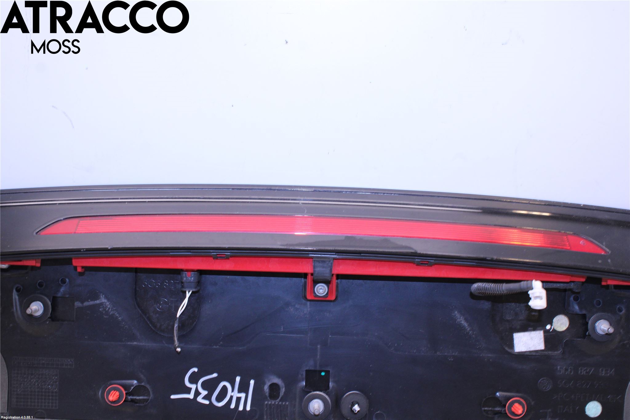 Volkswagen VW GOLF / E-GOLF VII 13-20 Spoiler Baklucka
