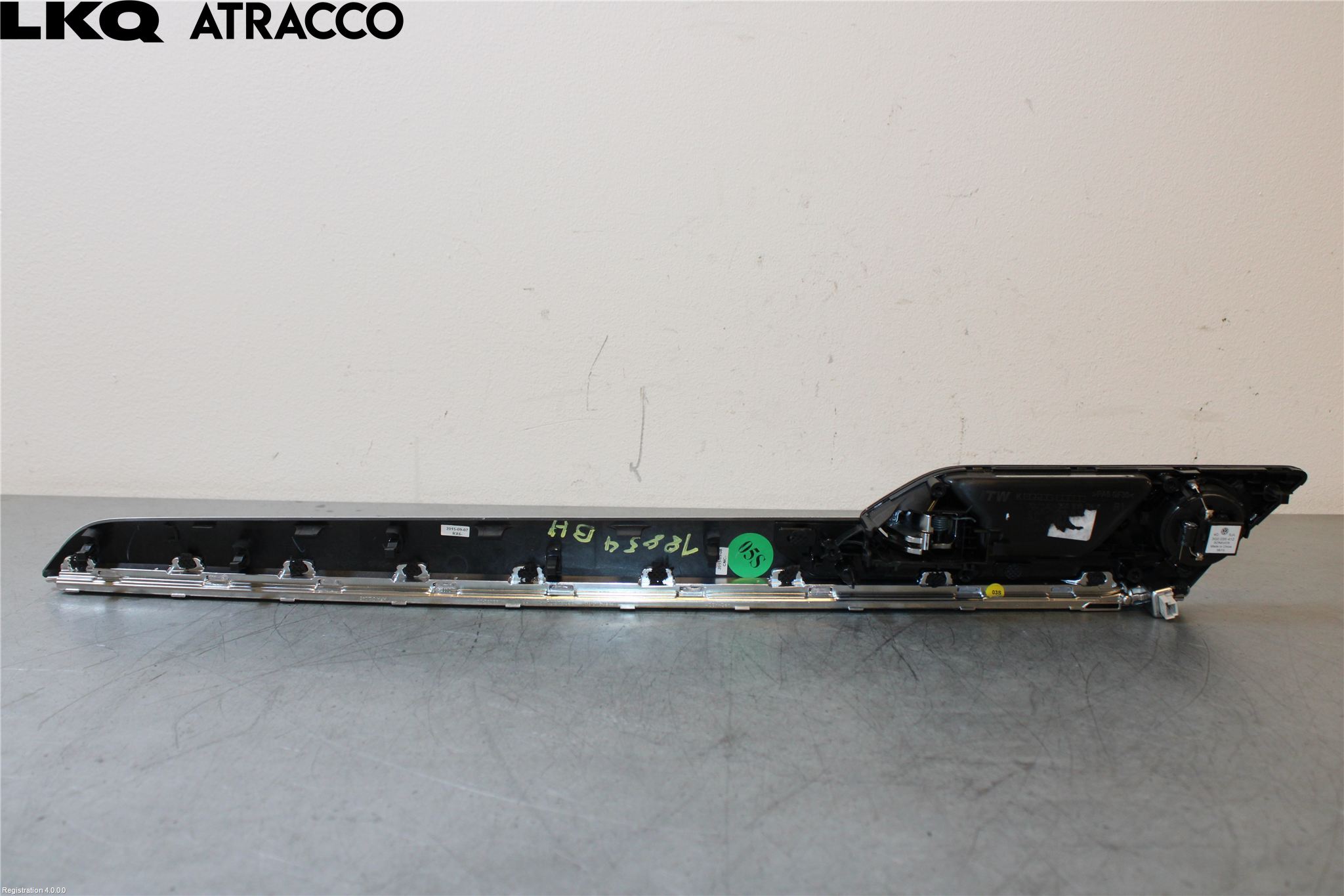 Volkswagen VW PASSAT 15-19 Dörrhandtag Inre Hö