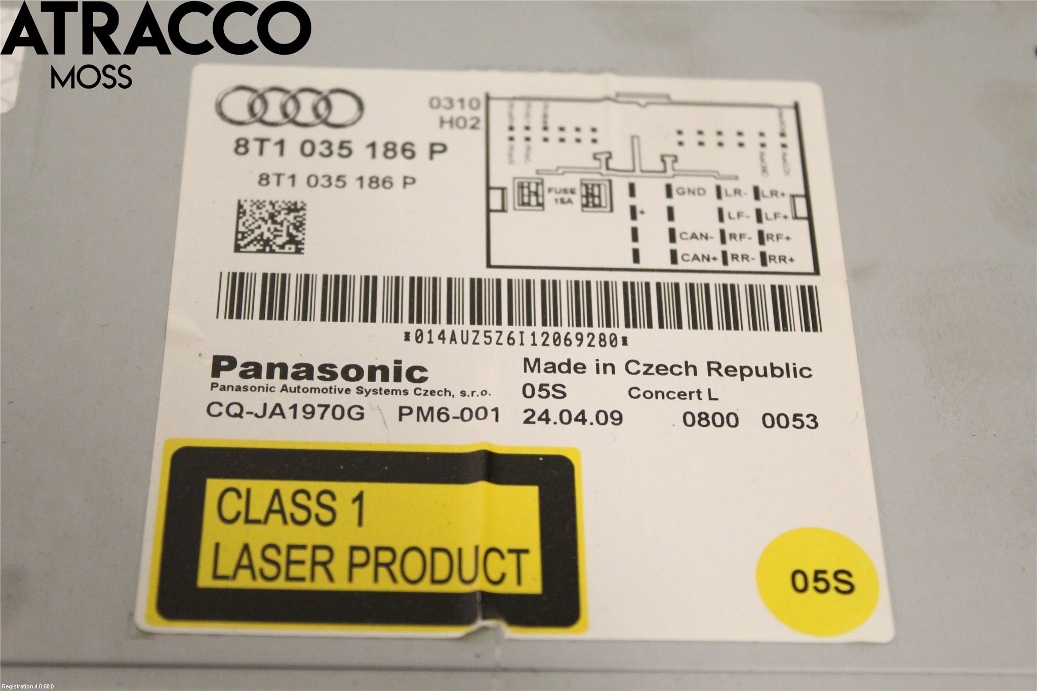Audi A4/S4 08-11 Cd Radio - Multimediapanel
