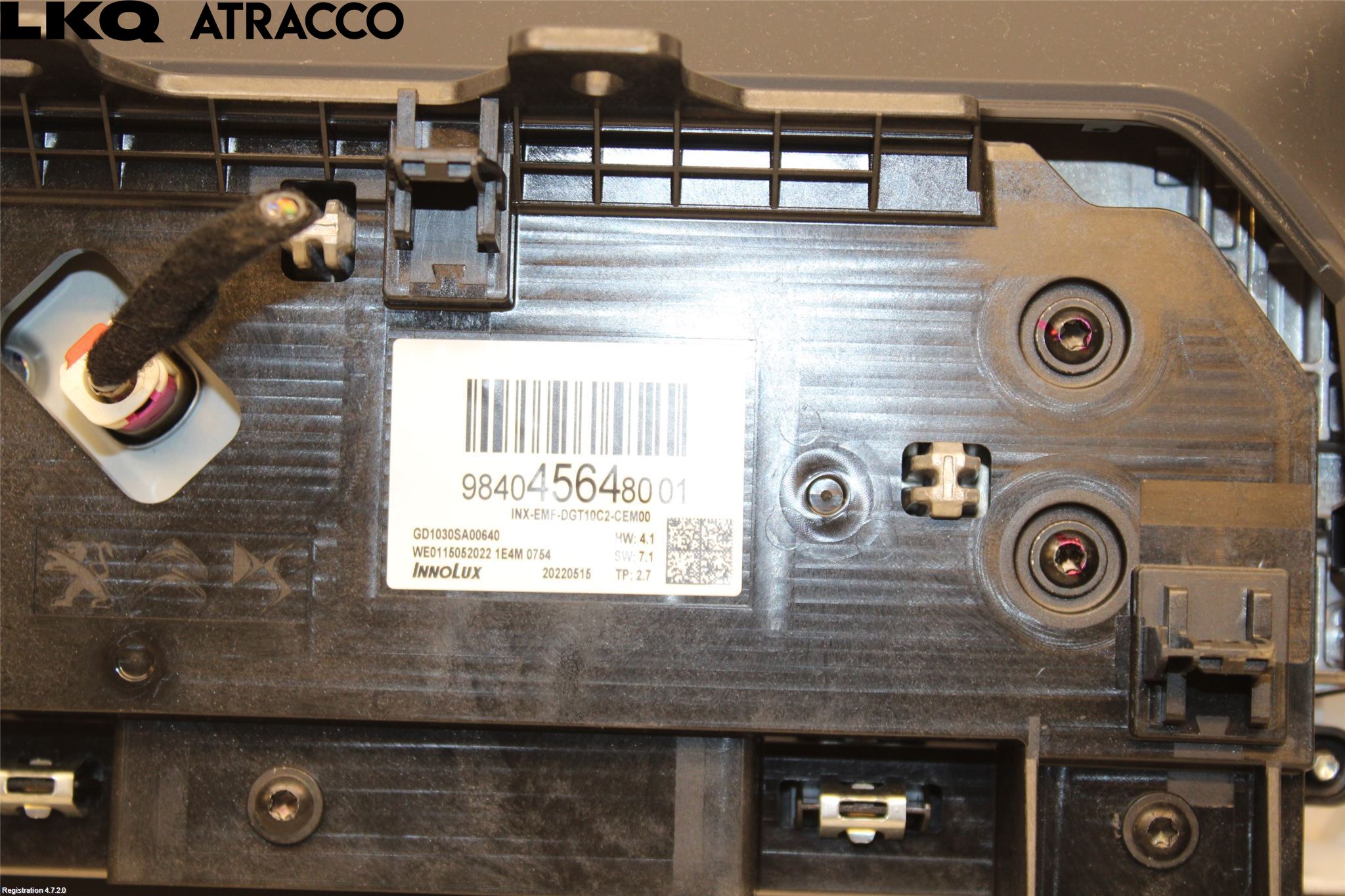 Citroen C4/E-C4 C4X/E-C4X III 21- Multifunktionsdisplay
