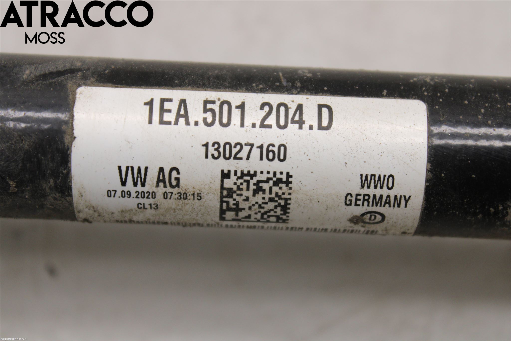 Volkswagen VW ID.3 21- Drivaxel Bak Höger