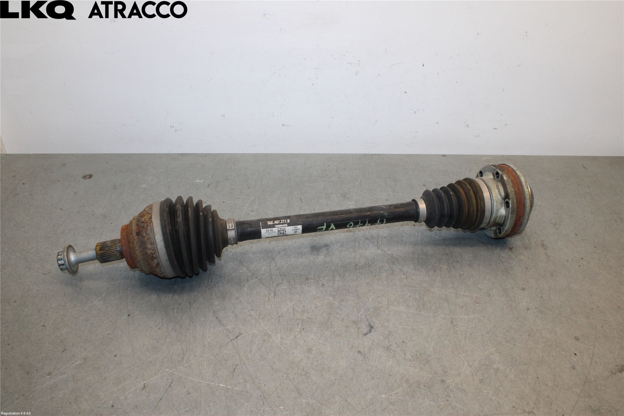 Volkswagen VW GOLF / E-GOLF VII 13-20 Drivaxel Fram Vänster