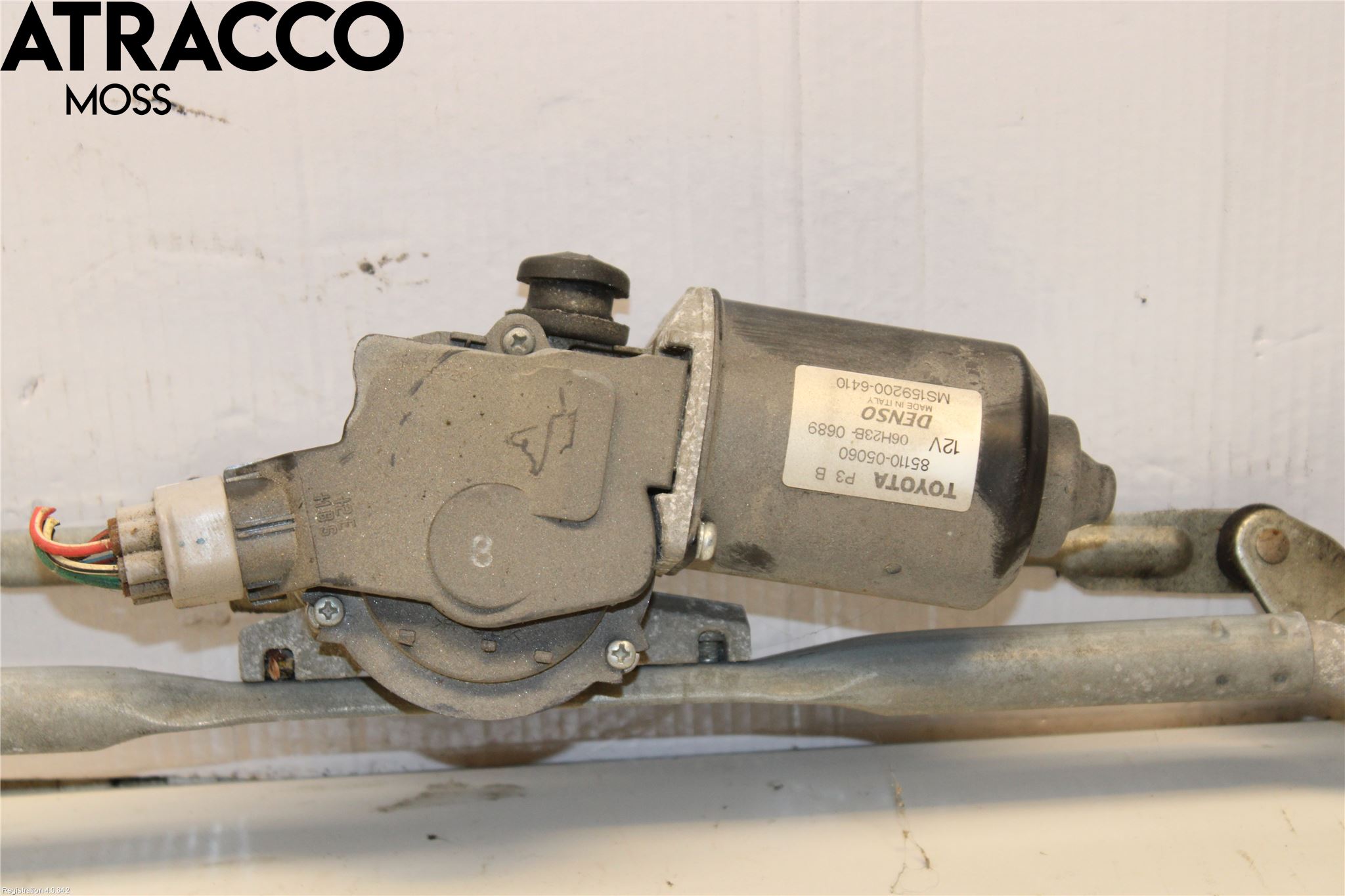 Toyota AVENSIS 03-06 Torkarmotor Vindruta