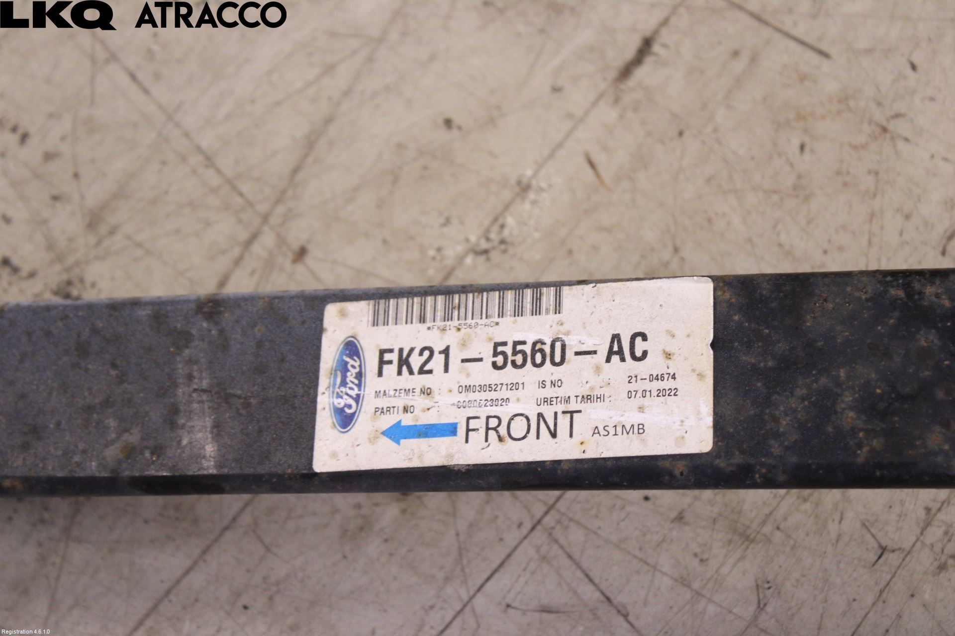 Ford TRANSIT/TOURNEO CUSTOM 13-24 Fjäder Bak Blad