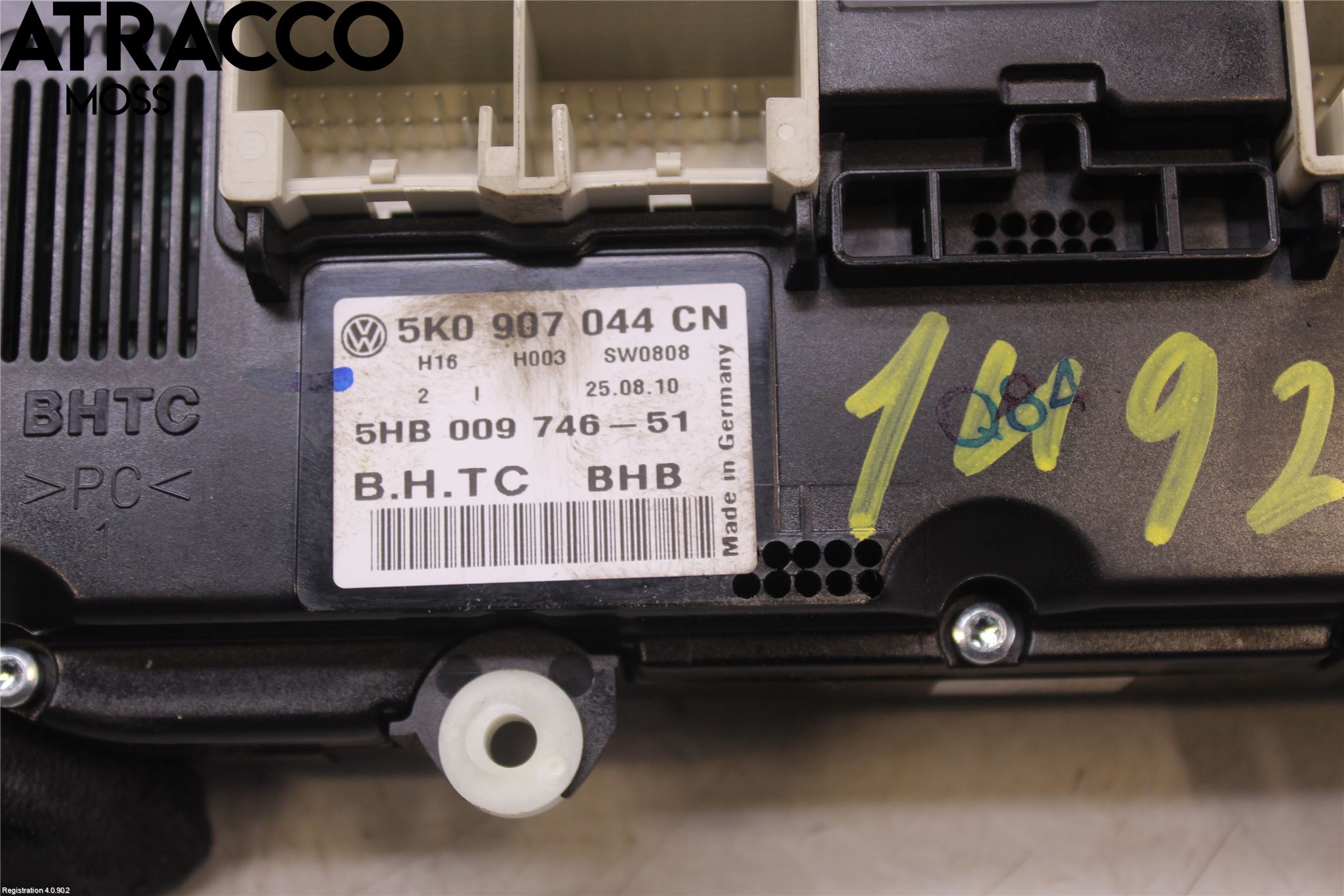 Volkswagen VW TOURAN 10-15 Ac Styrenhet Ac Manöveren