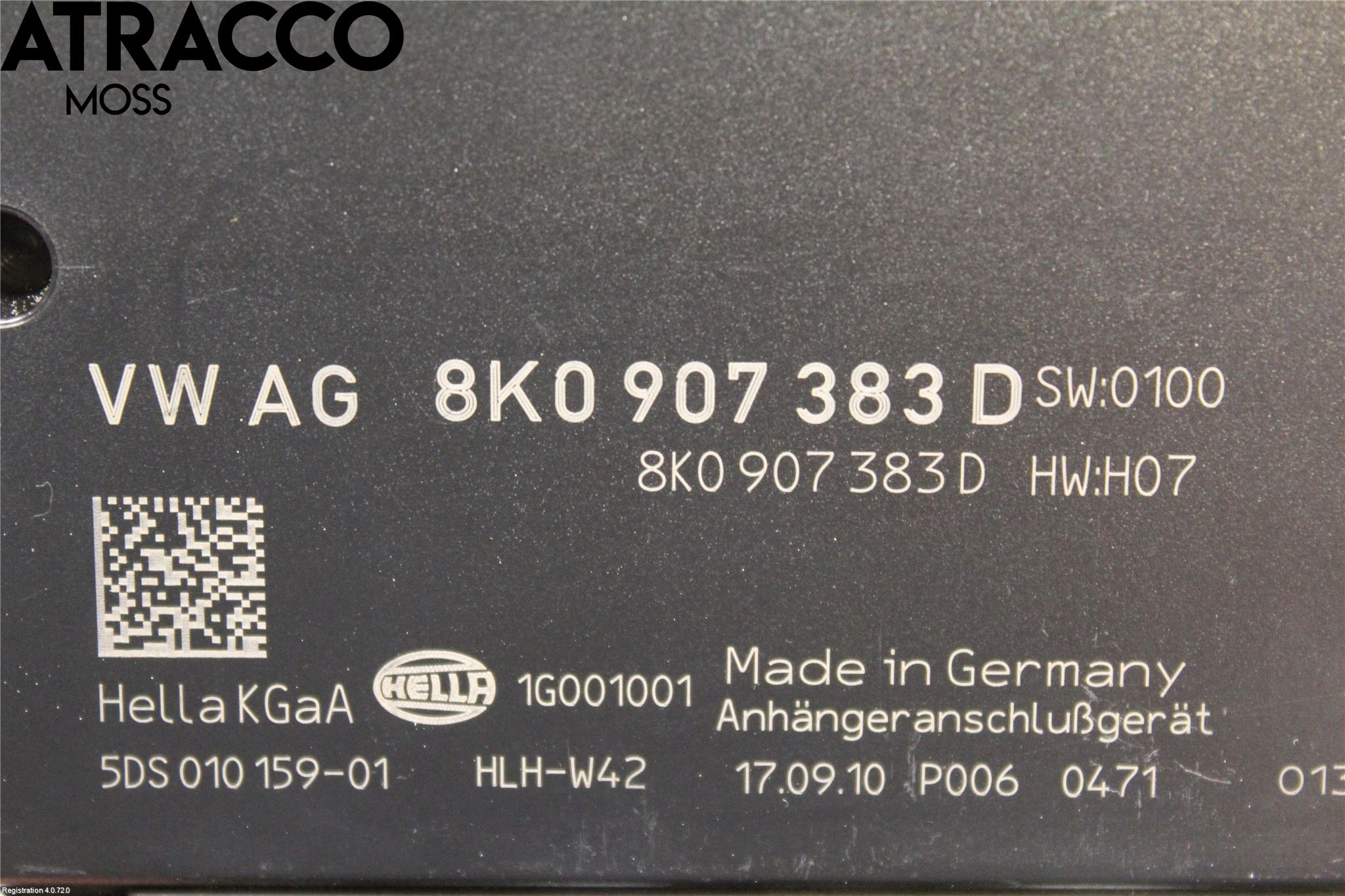Audi Q5 09-16 Styrenhet Dragkrok