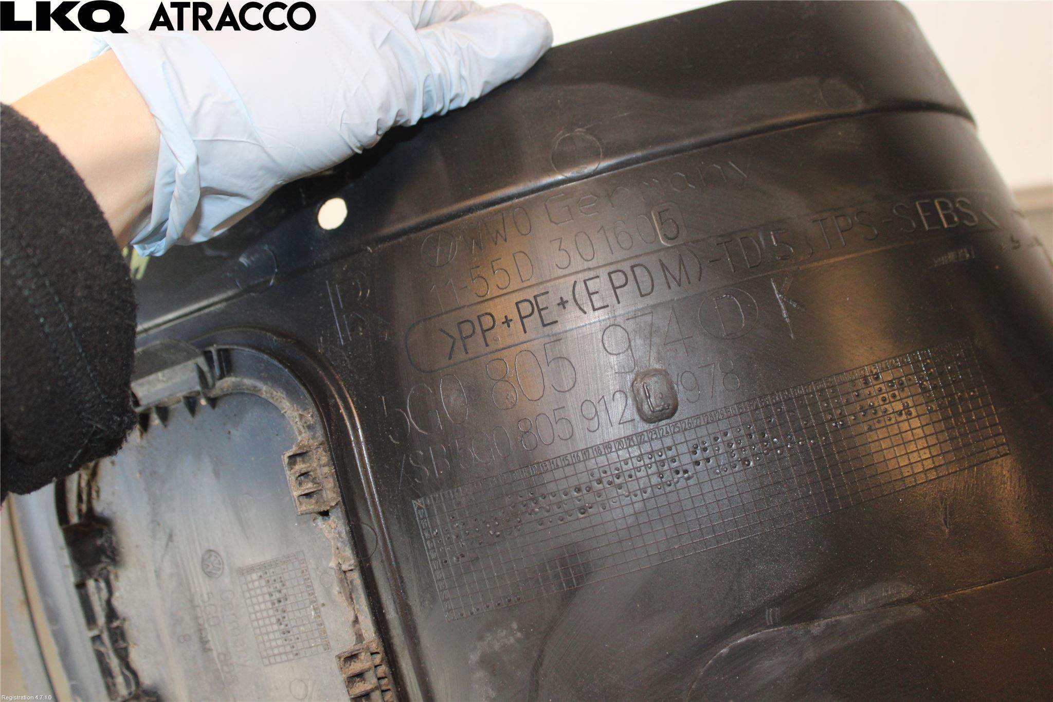 Volkswagen VW GOLF / E-GOLF VII 13-20 Skärm Inner