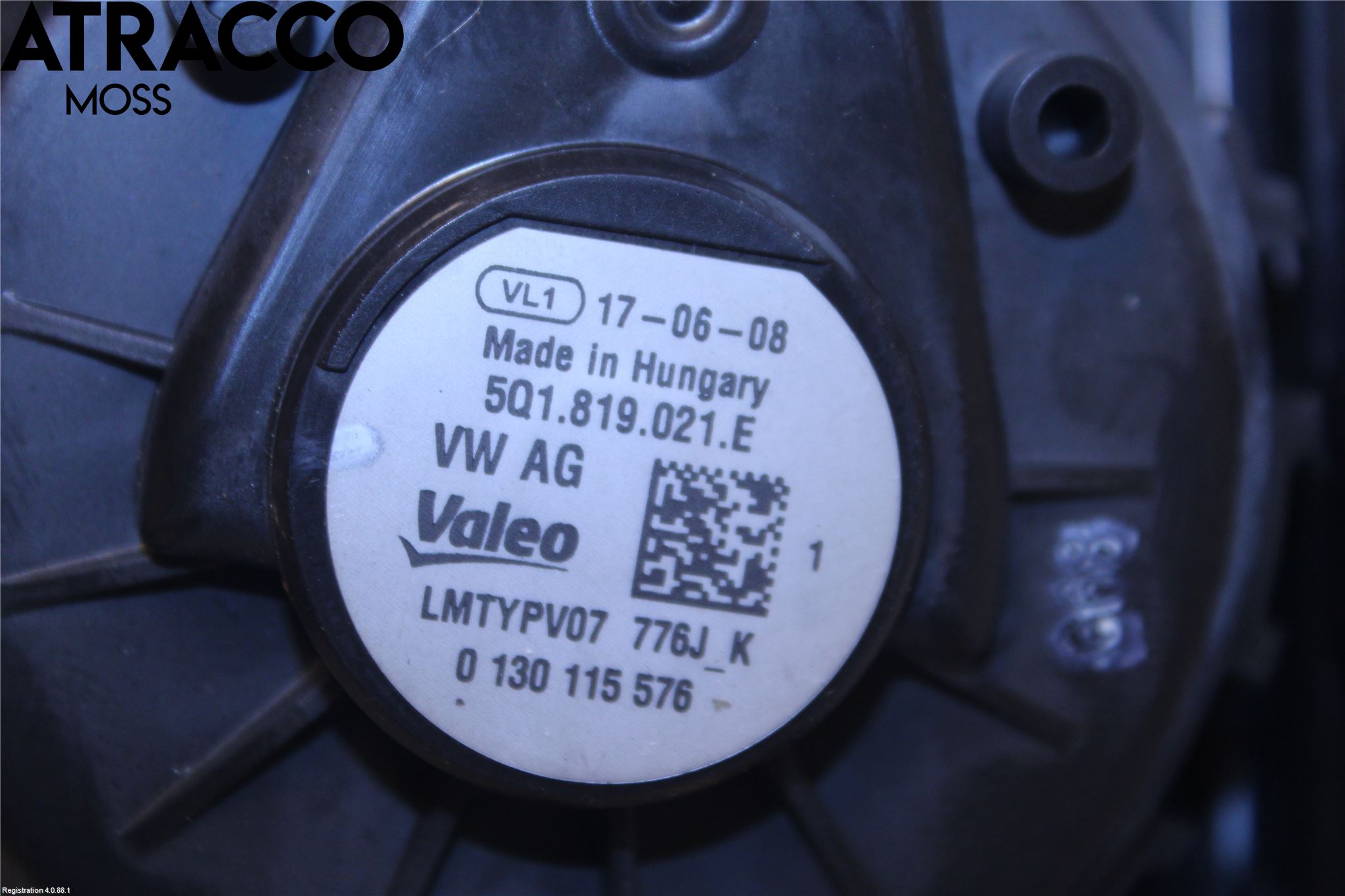 Volkswagen VW GOLF / E-GOLF VII 13-20 Ac Värmefläkt