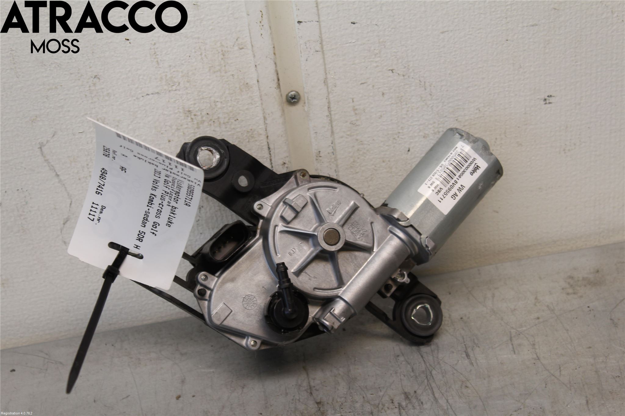 Volkswagen VW GOLF / E-GOLF VII 13-20 Torkarmotor Baklucka