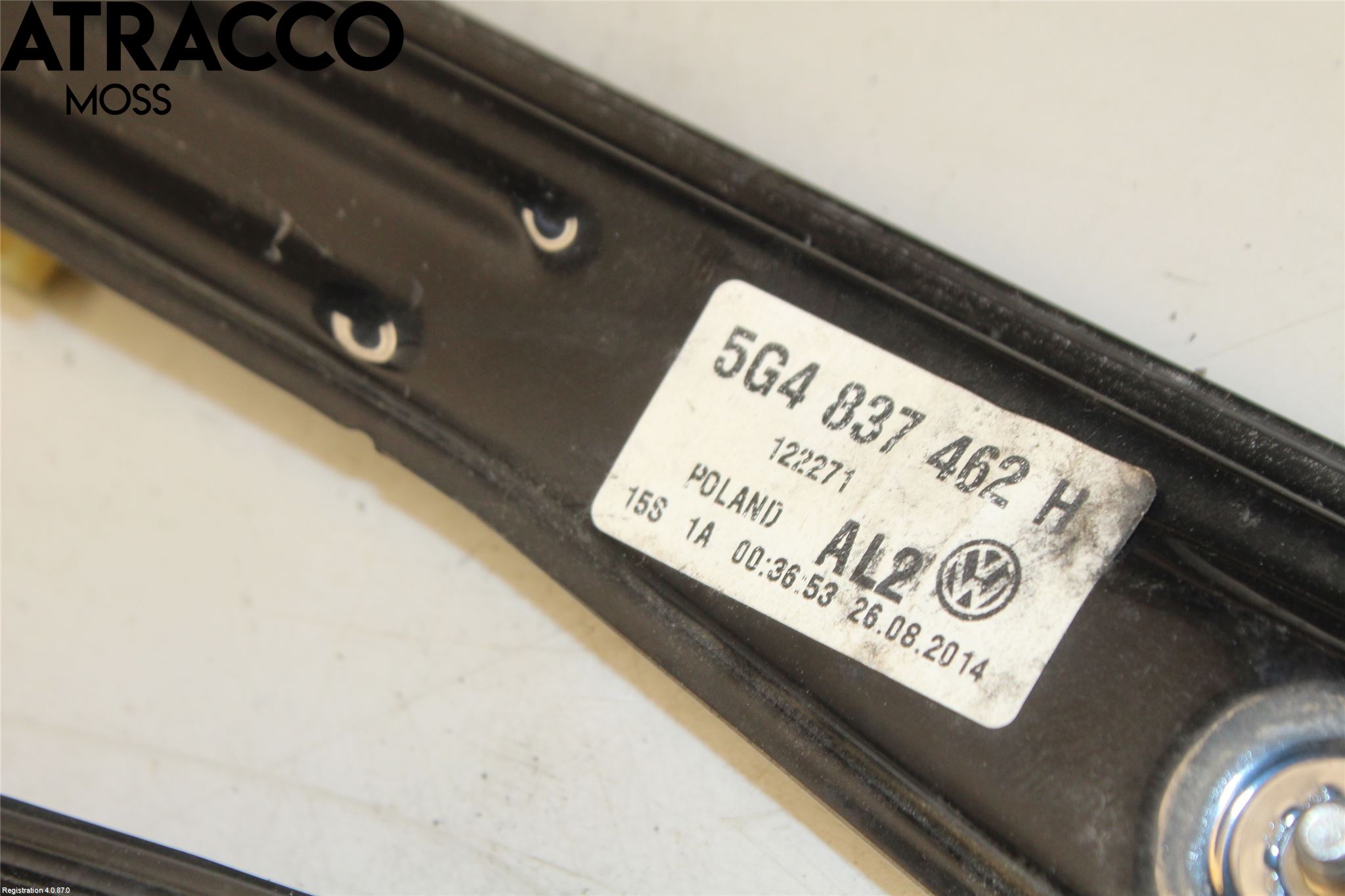 Volkswagen VW GOLF / E-GOLF VII 13-20 Fönsterhissmekanism