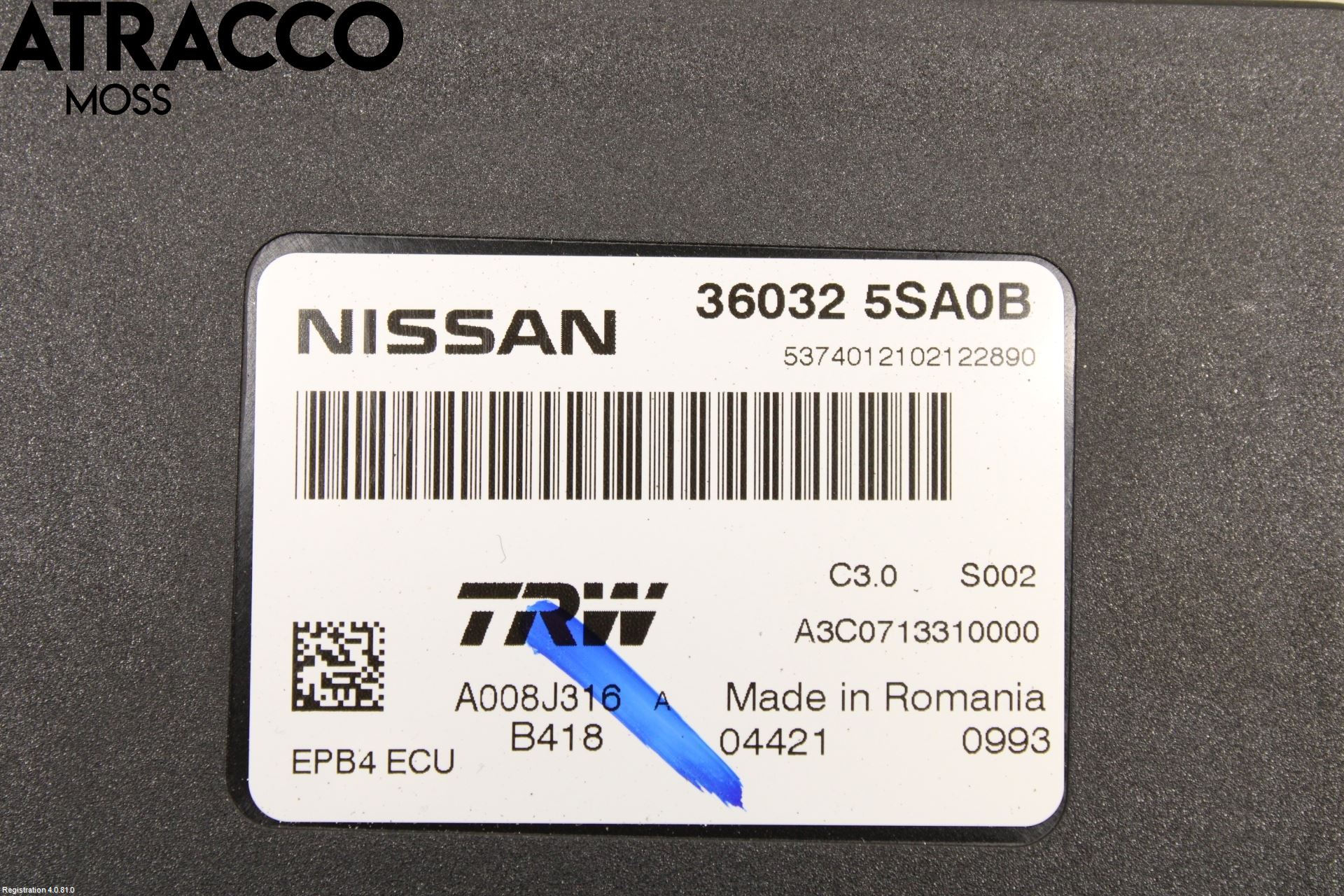 Nissan LEAF 18- Styrenhet Parkbroms Epb