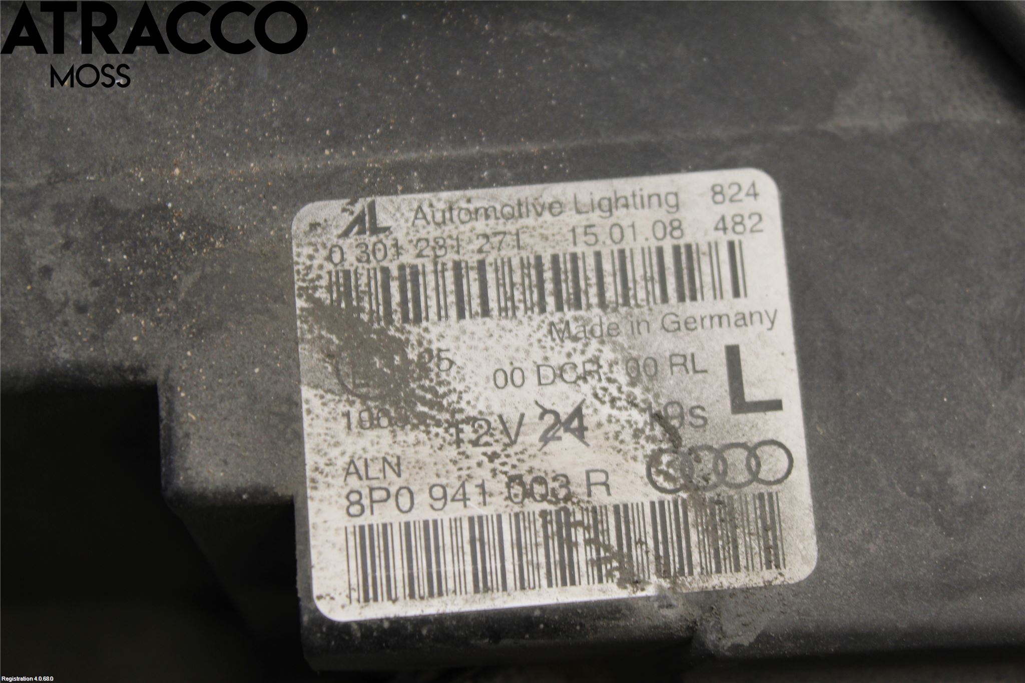 Audi A3/S3 05-13 Strålkastare Vänster