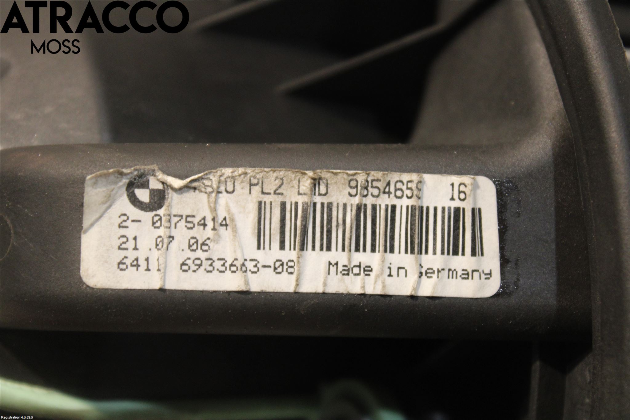 BMW 3 E90/91 SED/TOU 05-12 Ac Värmefläkt