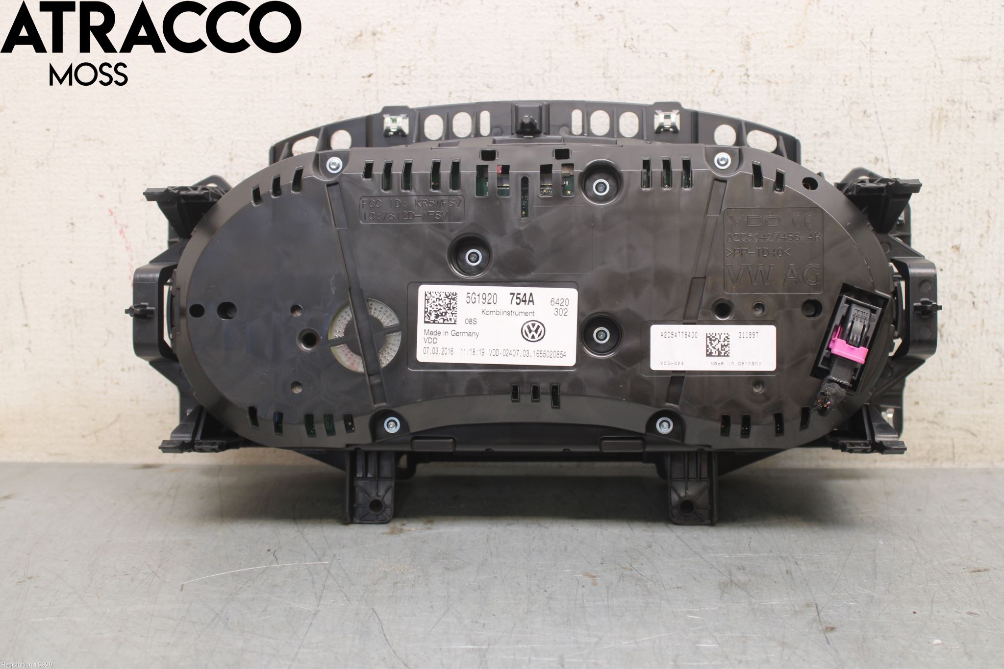 Volkswagen VW GOLF / E-GOLF VII 13-20 Instrument Komb