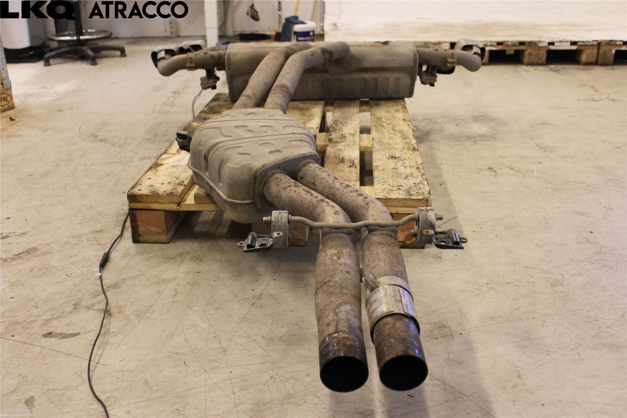 Porsche CAYENNE 03- Avgassystem Komp Ej Kat