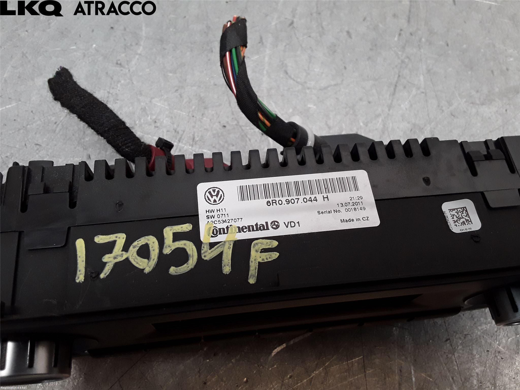 Volkswagen VW POLO 10-17 Ac Styrenhet Ac Manöveren