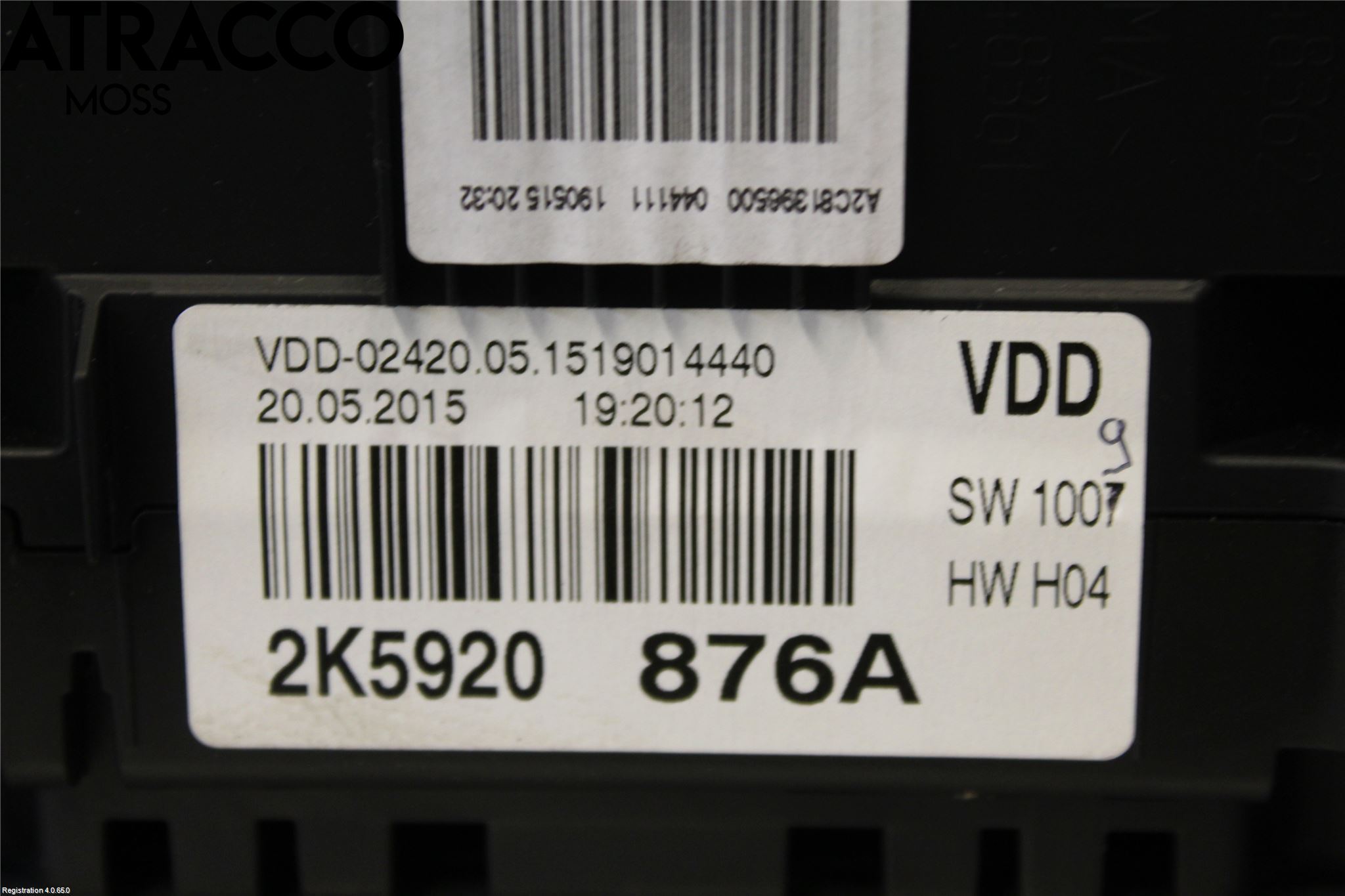 Volkswagen VW CADDY 16-20 Instrument Komb
