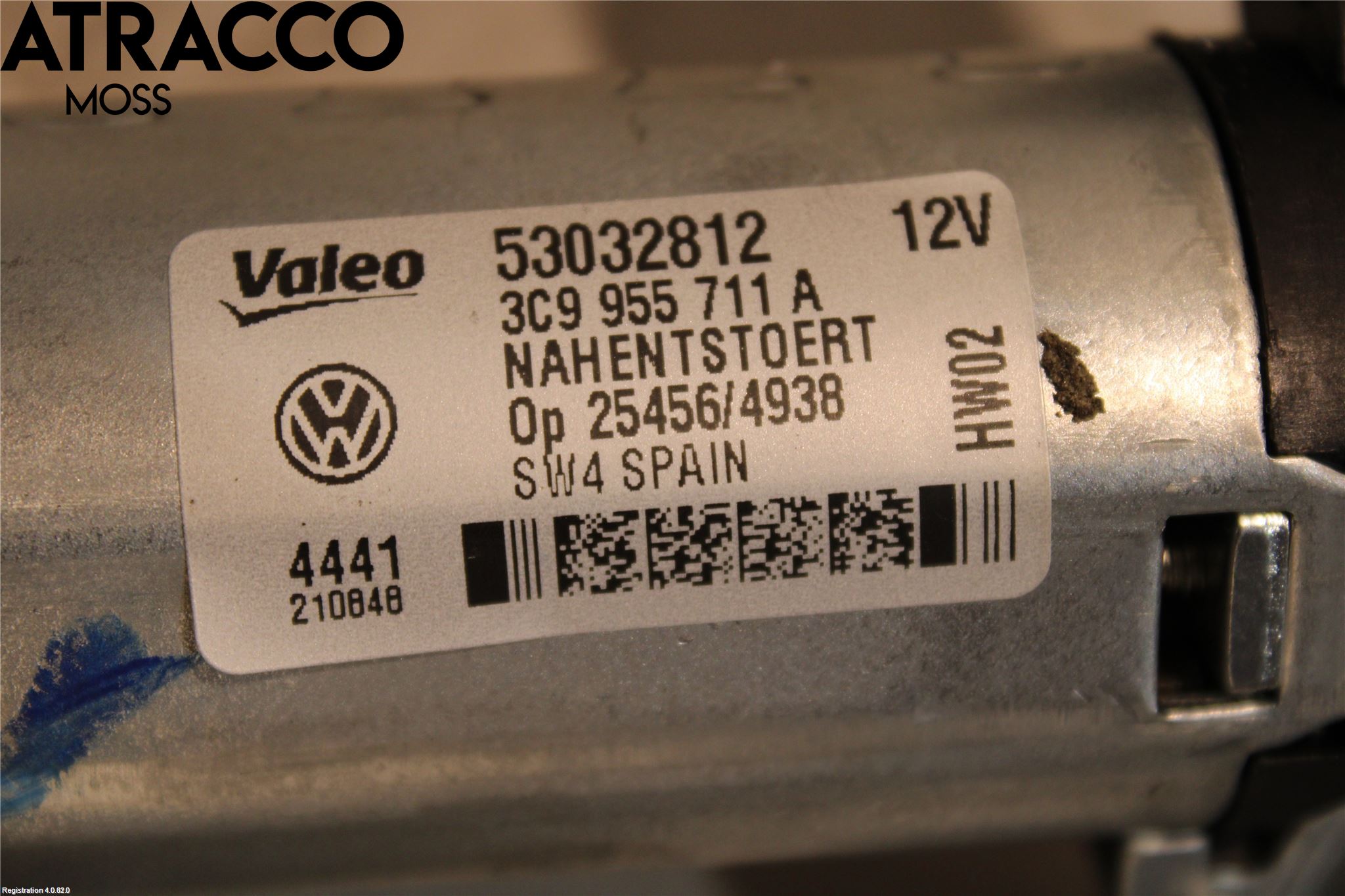 Volkswagen VW PASSAT 11-14 Torkarmotor Baklucka