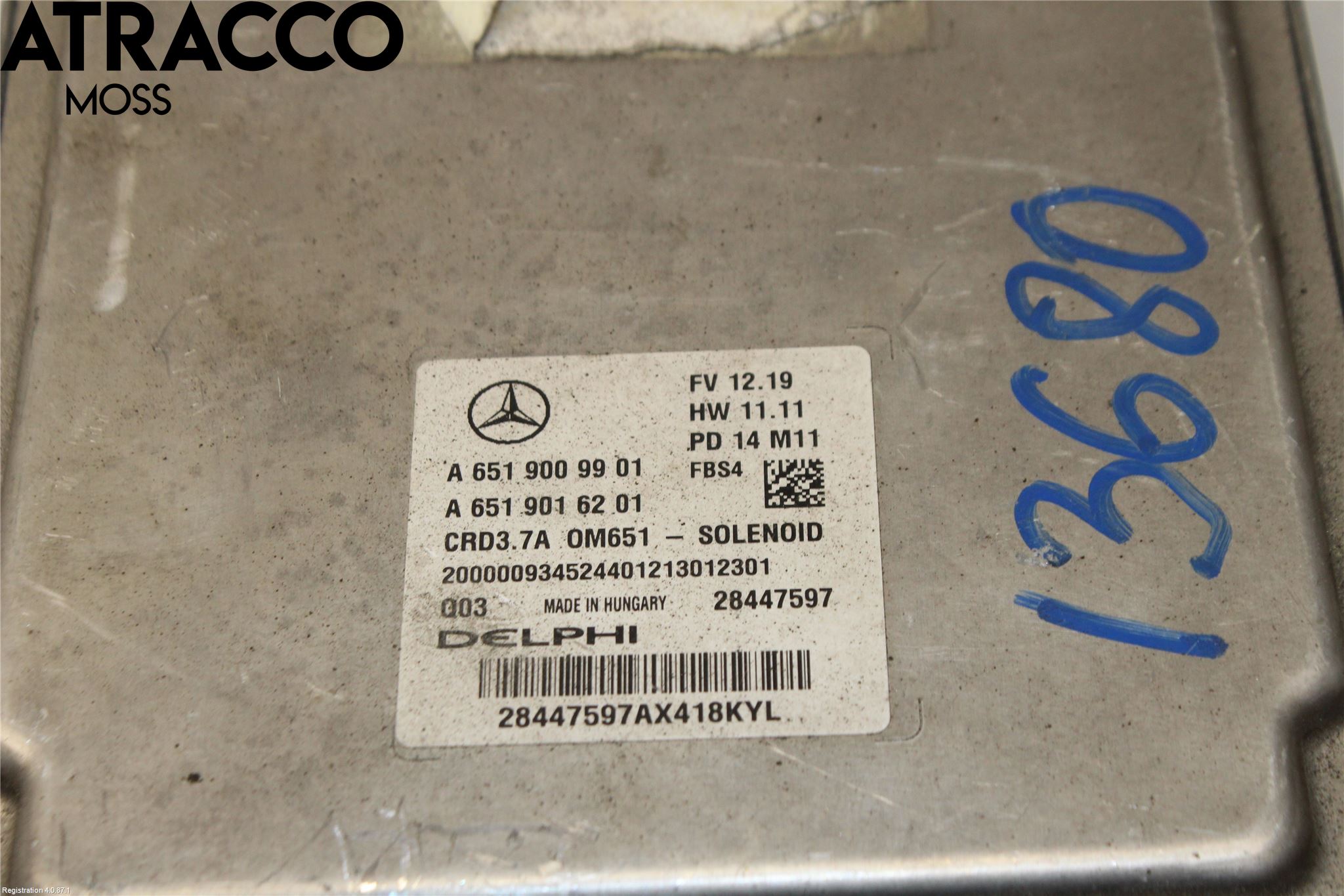 Mercedes-Benz MB E-KLASS (W212) 09-16 Styrenhet Insprut Bensin