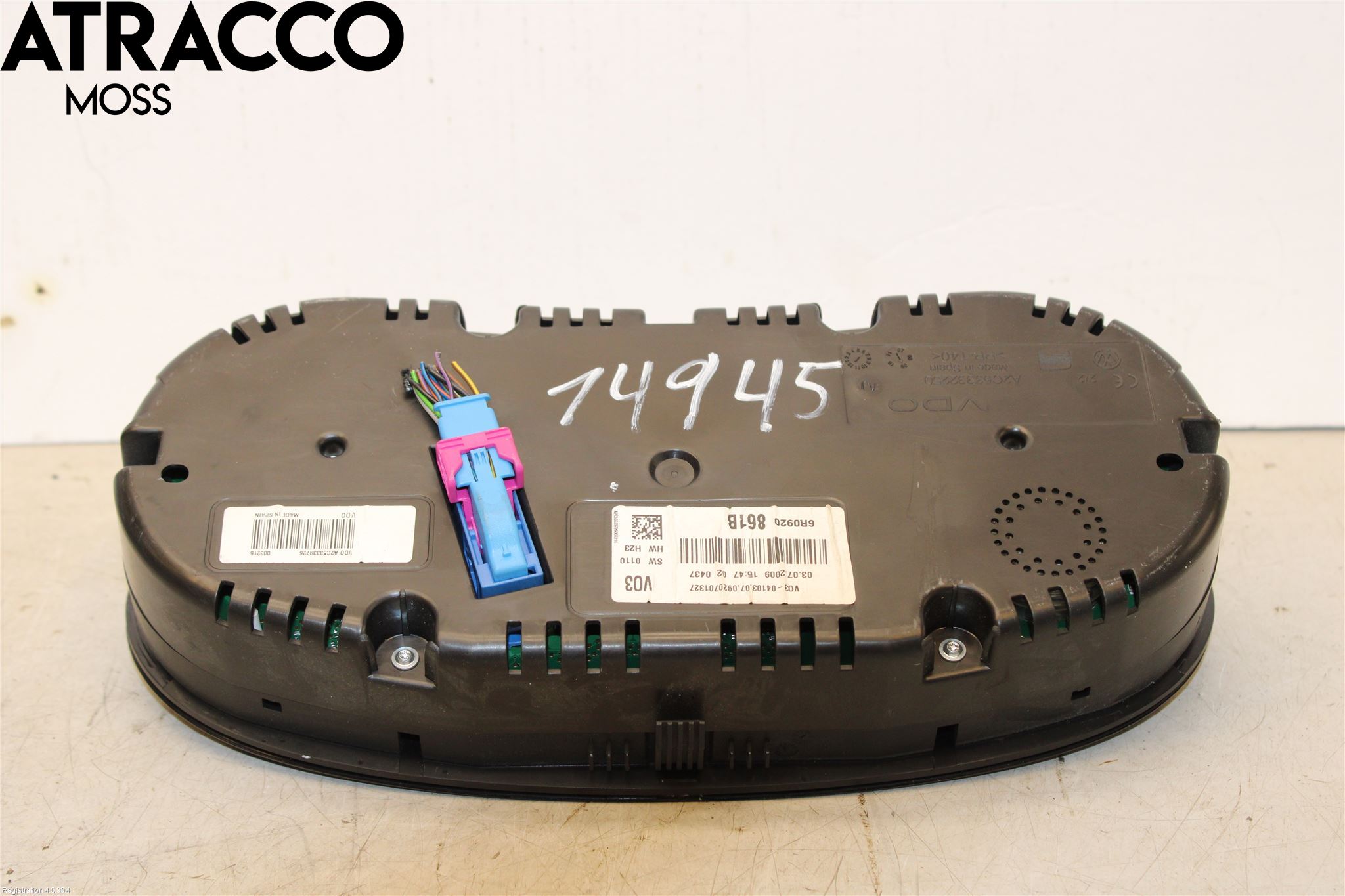 Volkswagen VW POLO 10-17 Instrument Komb