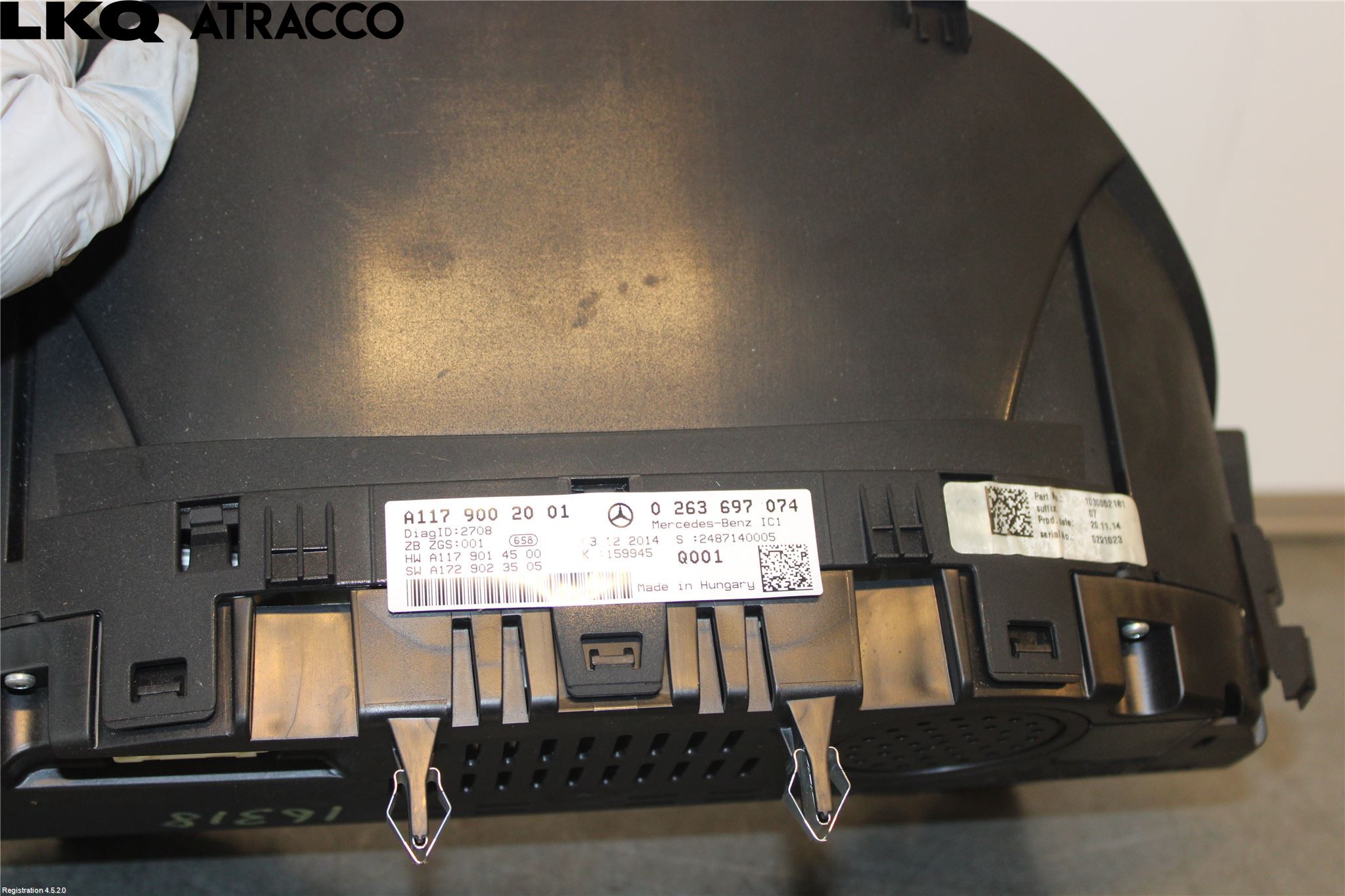 Mercedes-Benz MB CLA-KLASS (C117/X117) 13-19 Instrument Komb