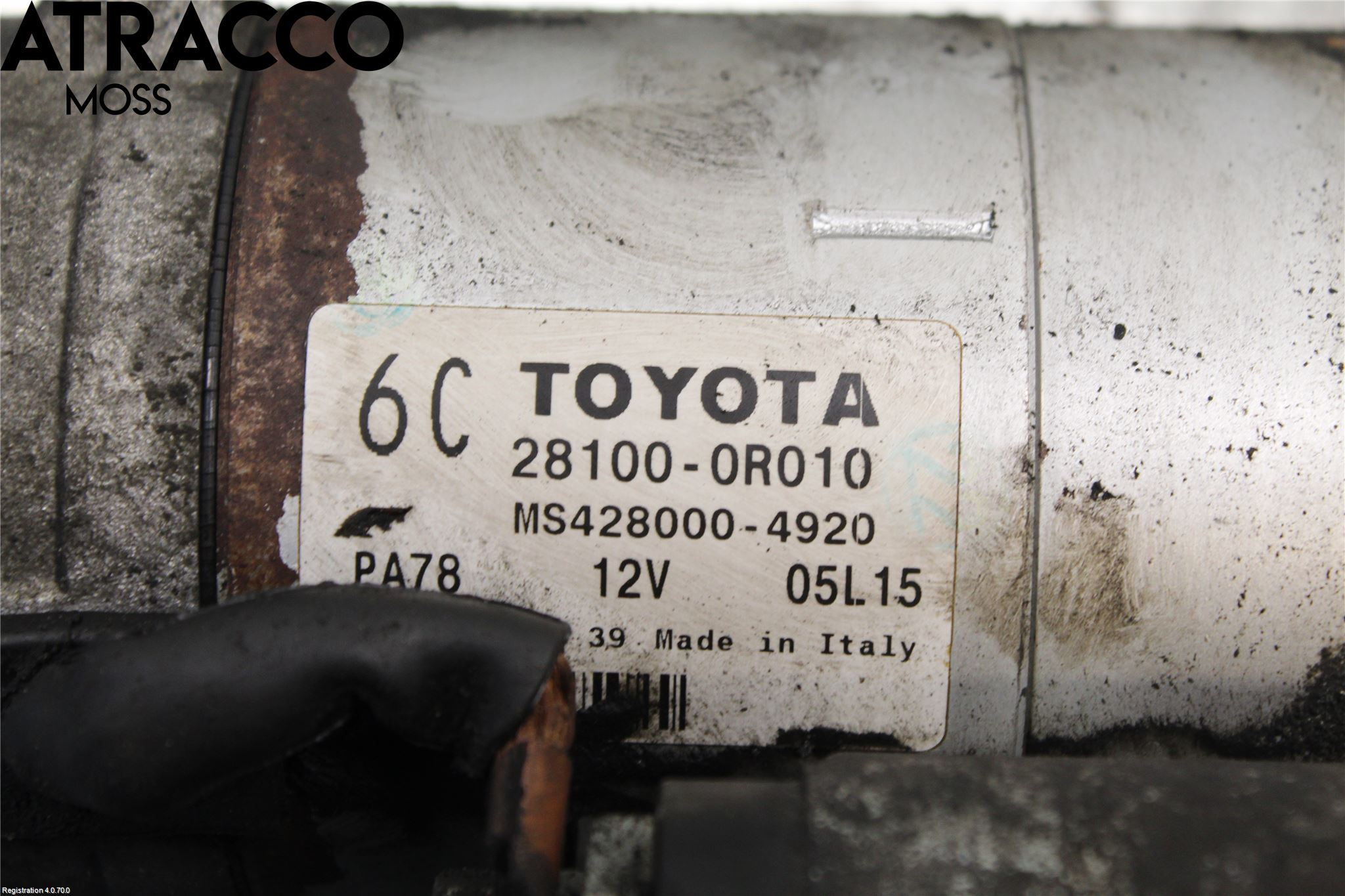 Toyota RAV 4 06-12 Startmotor Diesel